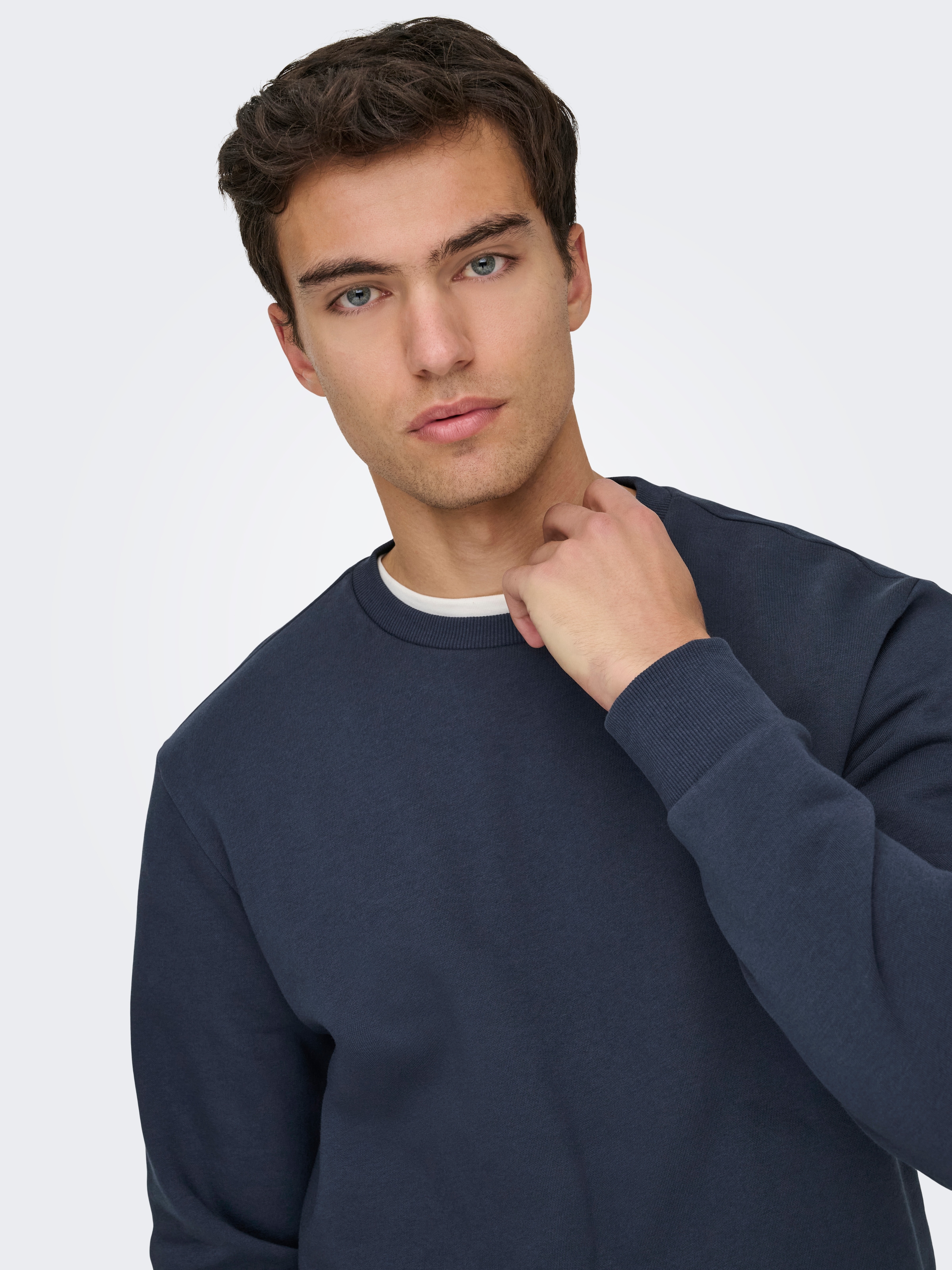 ONLY & SONS Sweatshirt »ONSCERES CREW NECK NOOS«, Baumwollmischung, regular fit
