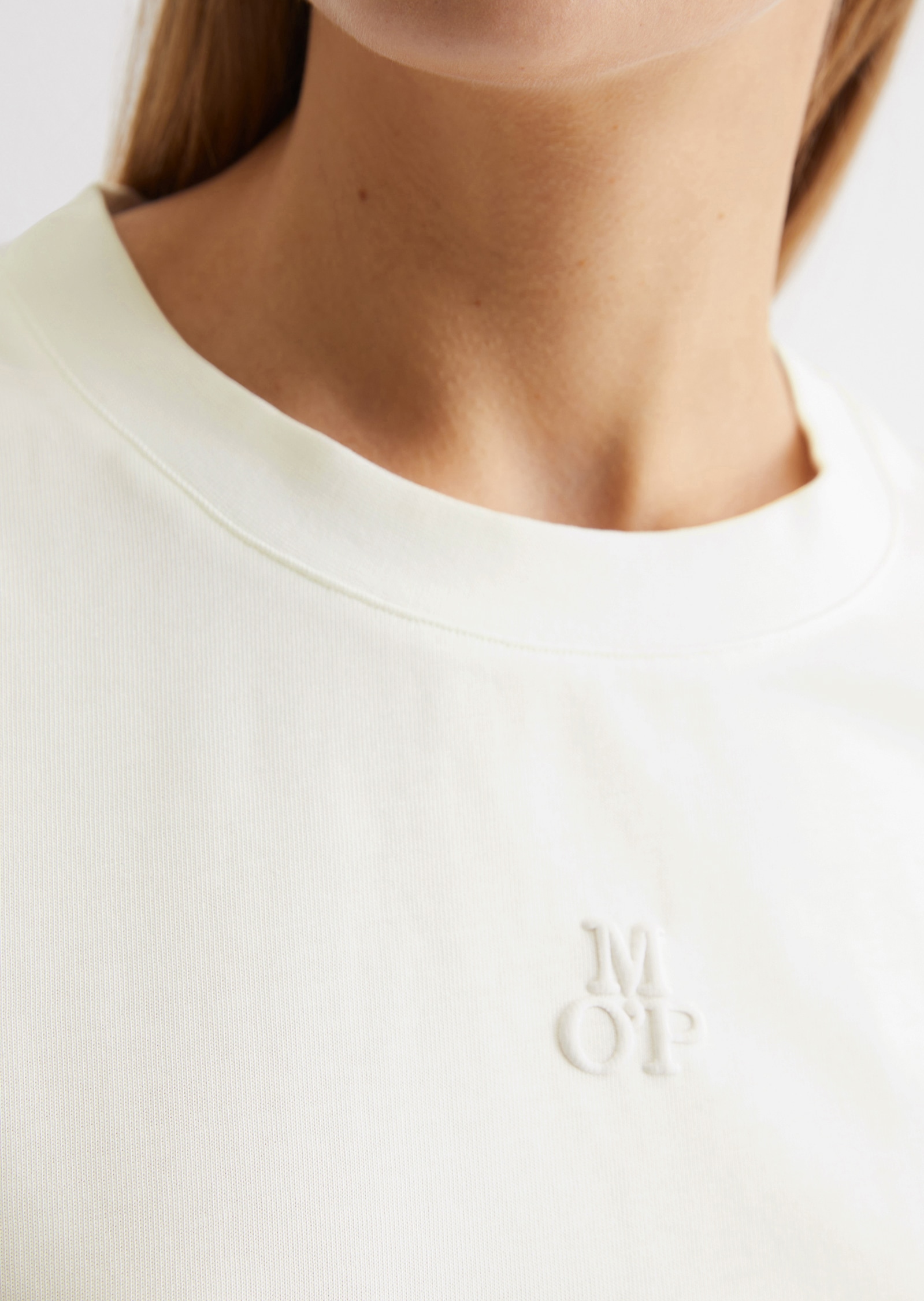 Marc O'Polo Pyjamaoberteil »Lounge T-Shirt« Kurzarm, Rundhalsausschnitt, schwere Jersey-Qualität