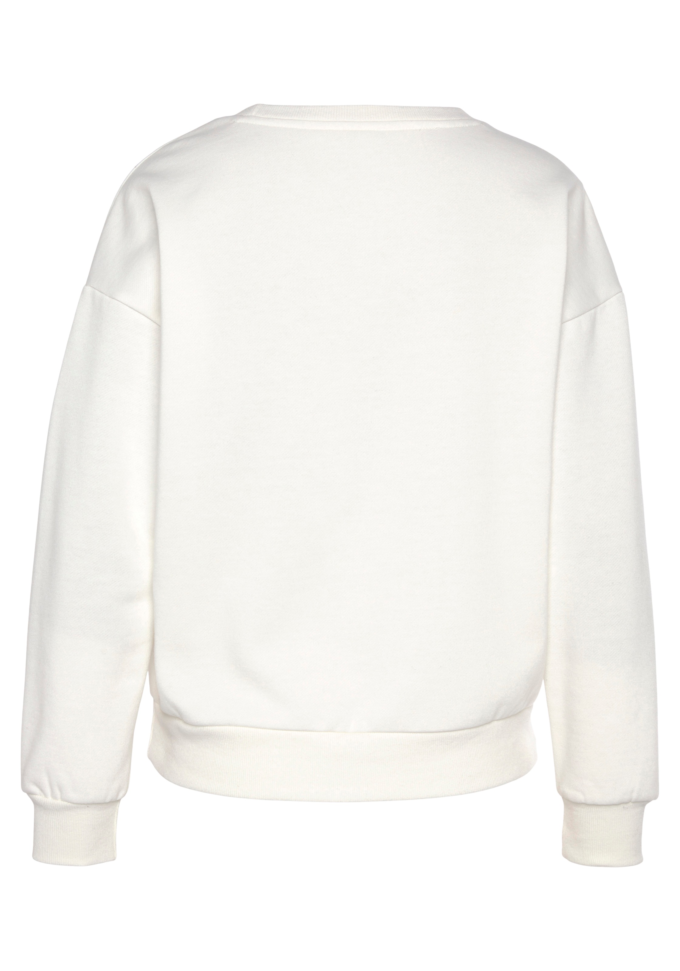 Bench. Loungewear Sweatshirt, mit glänzendem Logodruck, Loungewear