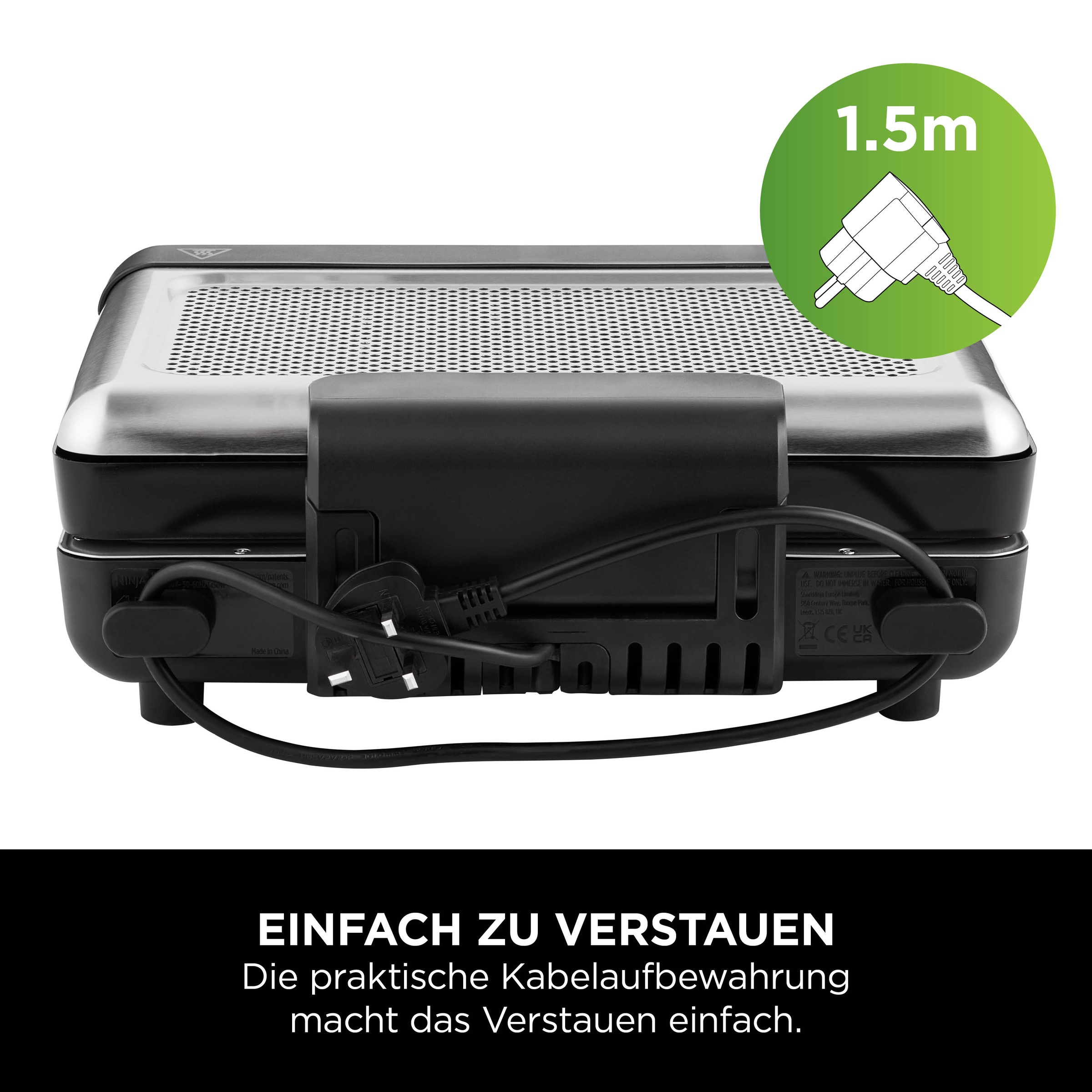 NINJA Elektrogrill "Sizzle Grillplatte und Plancha GR101EU", 1450 W, Teppan günstig online kaufen