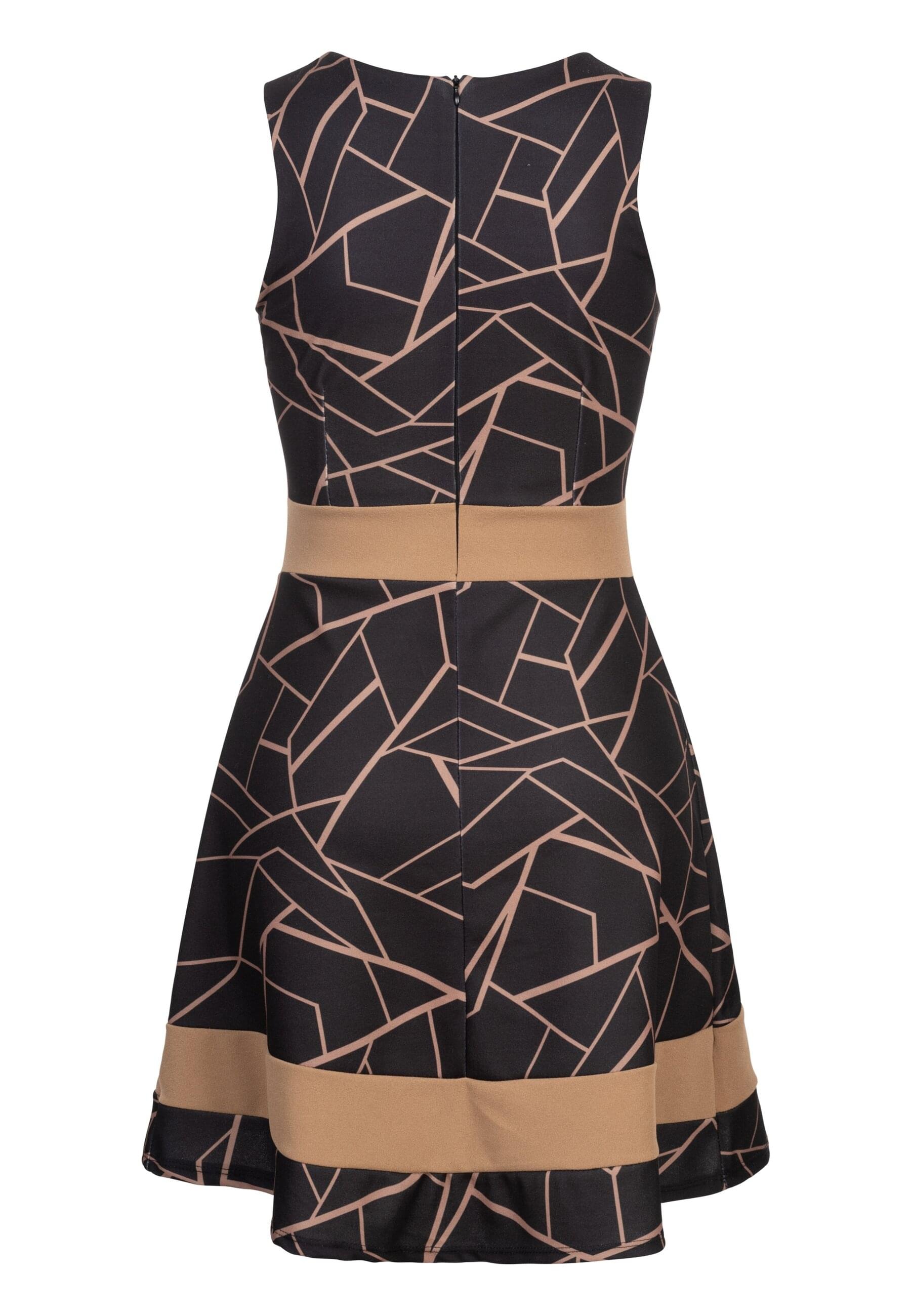 CLOUD 5IVE Shirtkleid "CLOUD 5IVE Dress with Abstract Print and Zipper on t günstig online kaufen