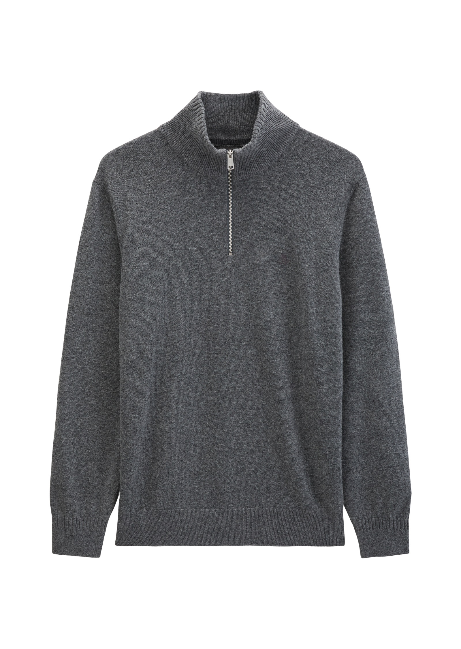 Marc O'Polo Troyer regular aus weichem Bio-Baumwoll-Schurwoll-Mix