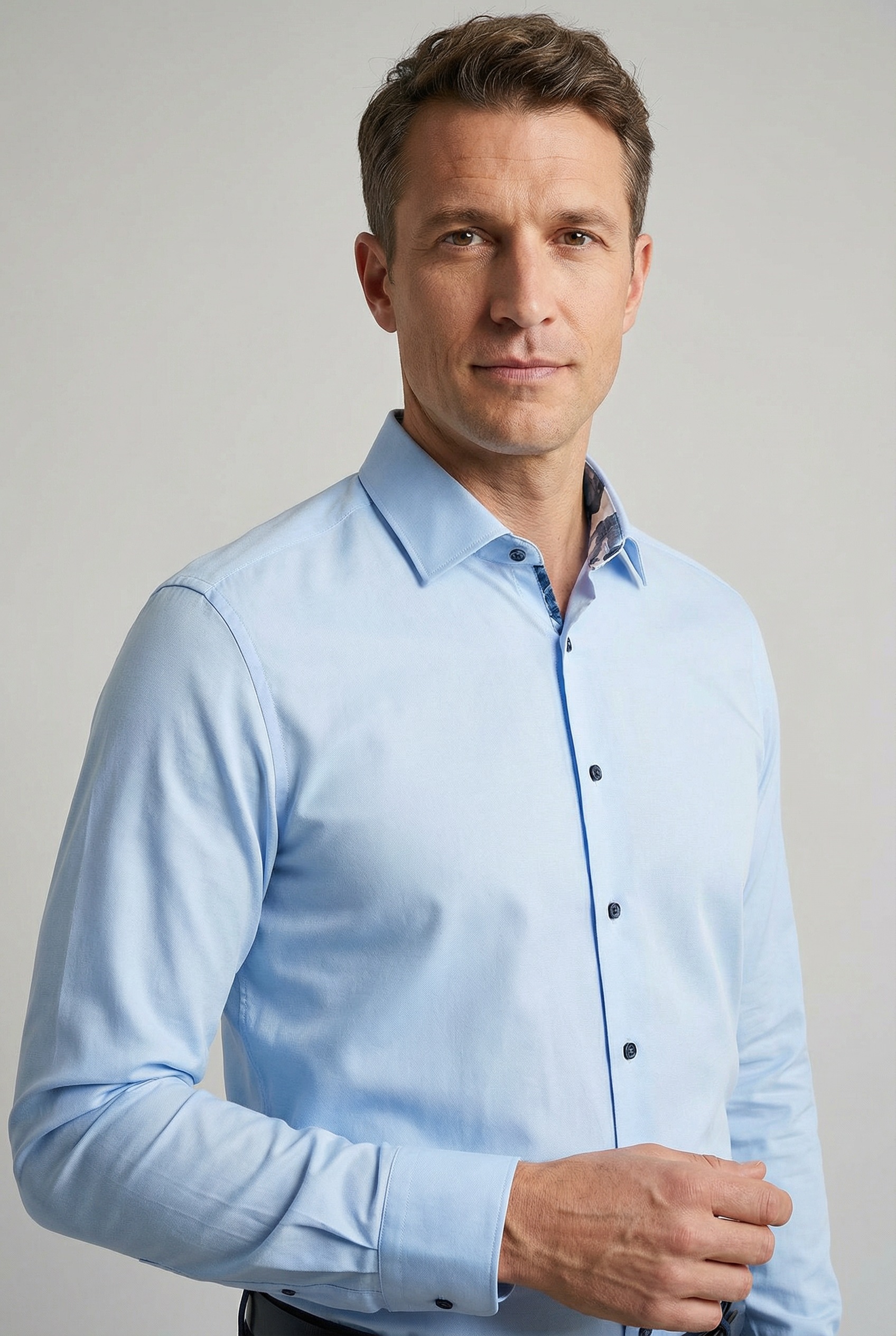 OLYMP Langarmhemd »Level Five« Businesshemd, body fit, New York Kentkragen