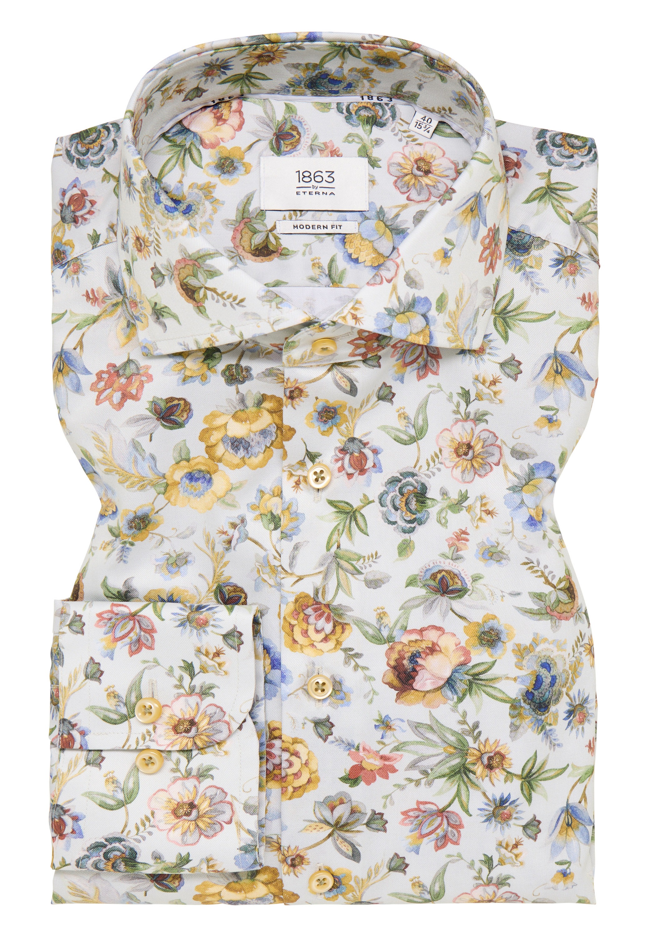 Eterna Langarmhemd »MODERN FIT« NON IRON (bügelfrei)