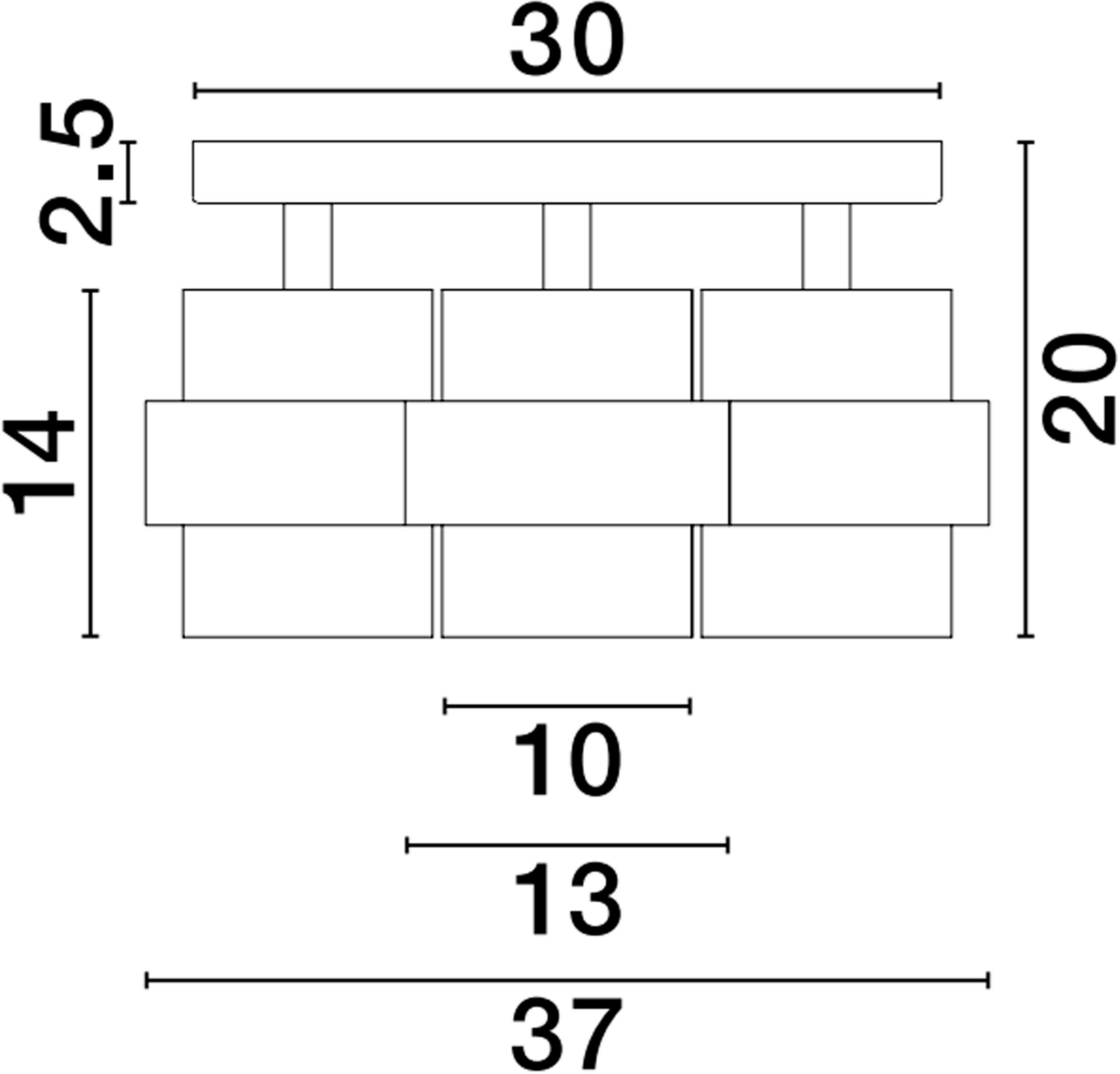 Nova Luce Deckenleuchte »SIANNA« E27 1 Stk. Ohne Beleuchtung