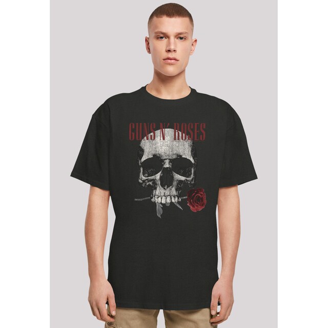 F4NT4STIC T-Shirt »Guns 'n' Roses Flower Skull Rock Musik Band«, Premium  Qualität ▷ kaufen | BAUR