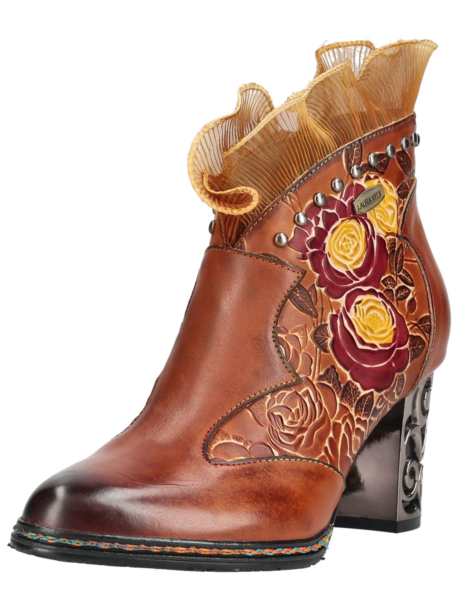 LAURA VITA High-Heel-Stiefelette "LAURA VITA Stiefelette Leder"