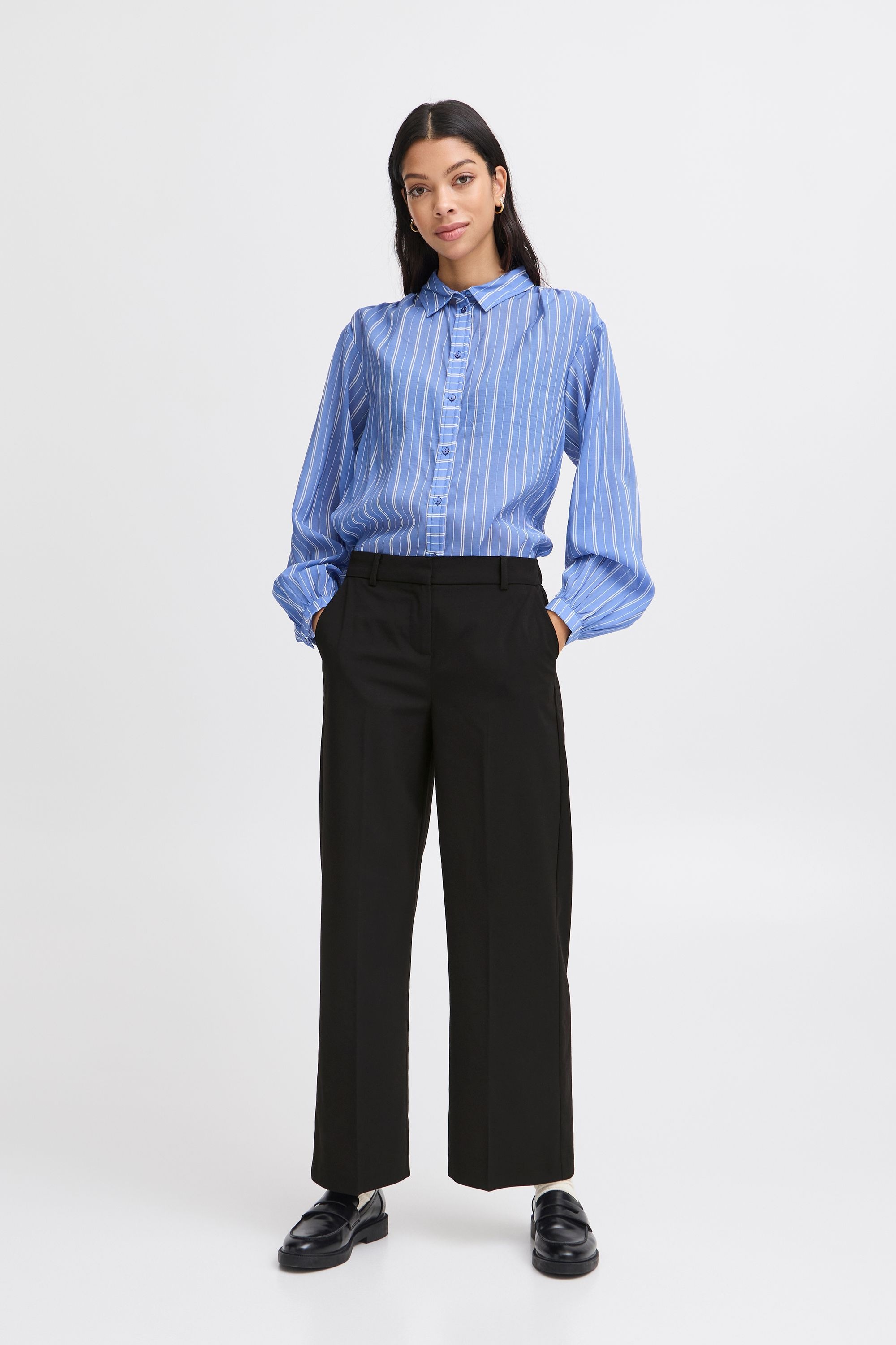 b.young Stoffhose "Stoffhose BYDANTA WIDE LEG PANTS 2 CROPPED" günstig online kaufen