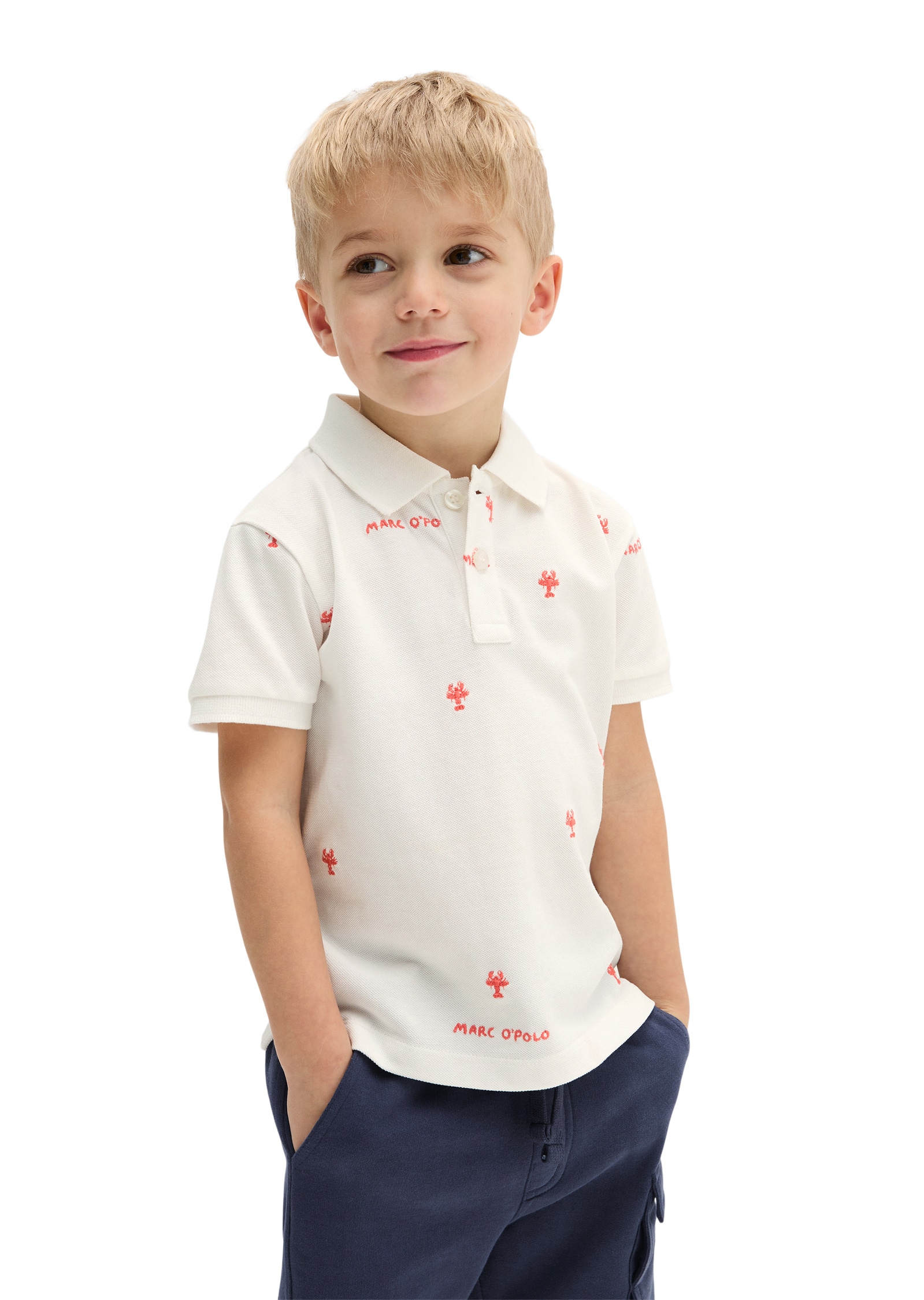 Marc O'Polo Poloshirt »aus Bio-Baumwoll-Piqué«