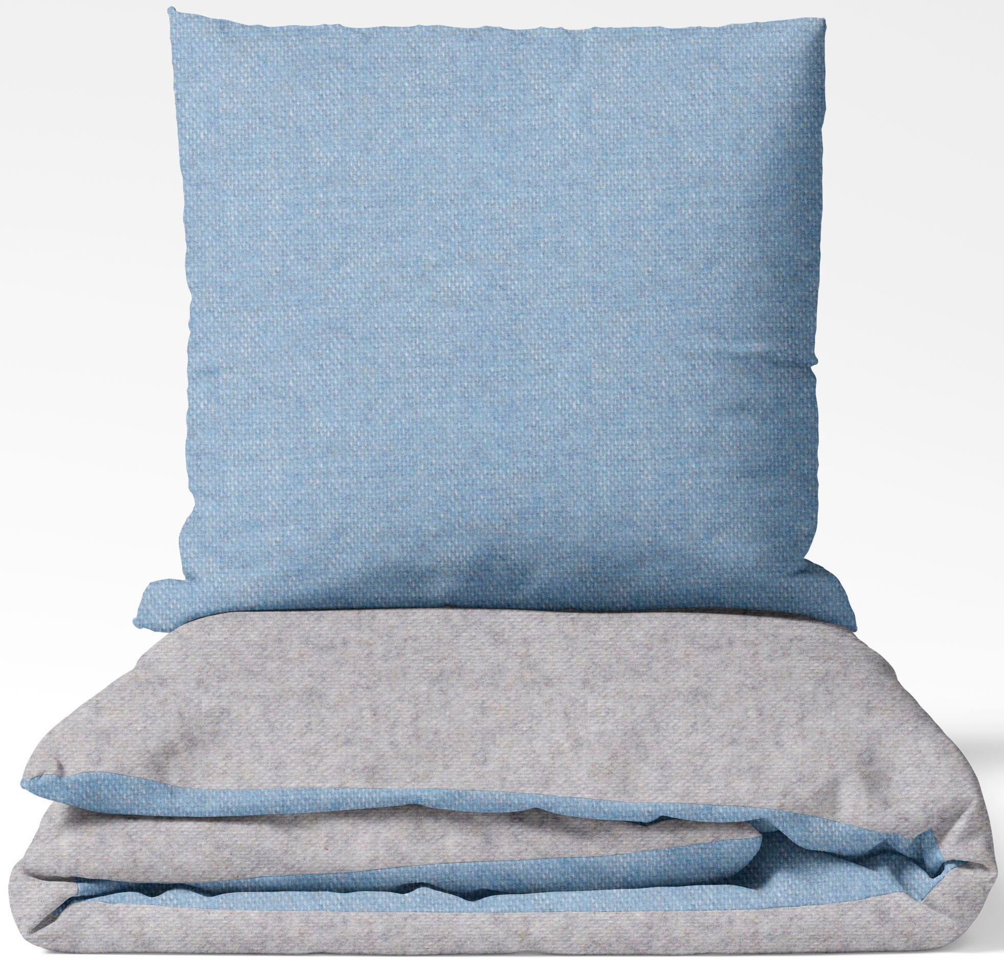 SETEX Wendebettwäsche "Feinbiber" 3 Stk. tlg. mit Wendefunktion günstig online kaufen