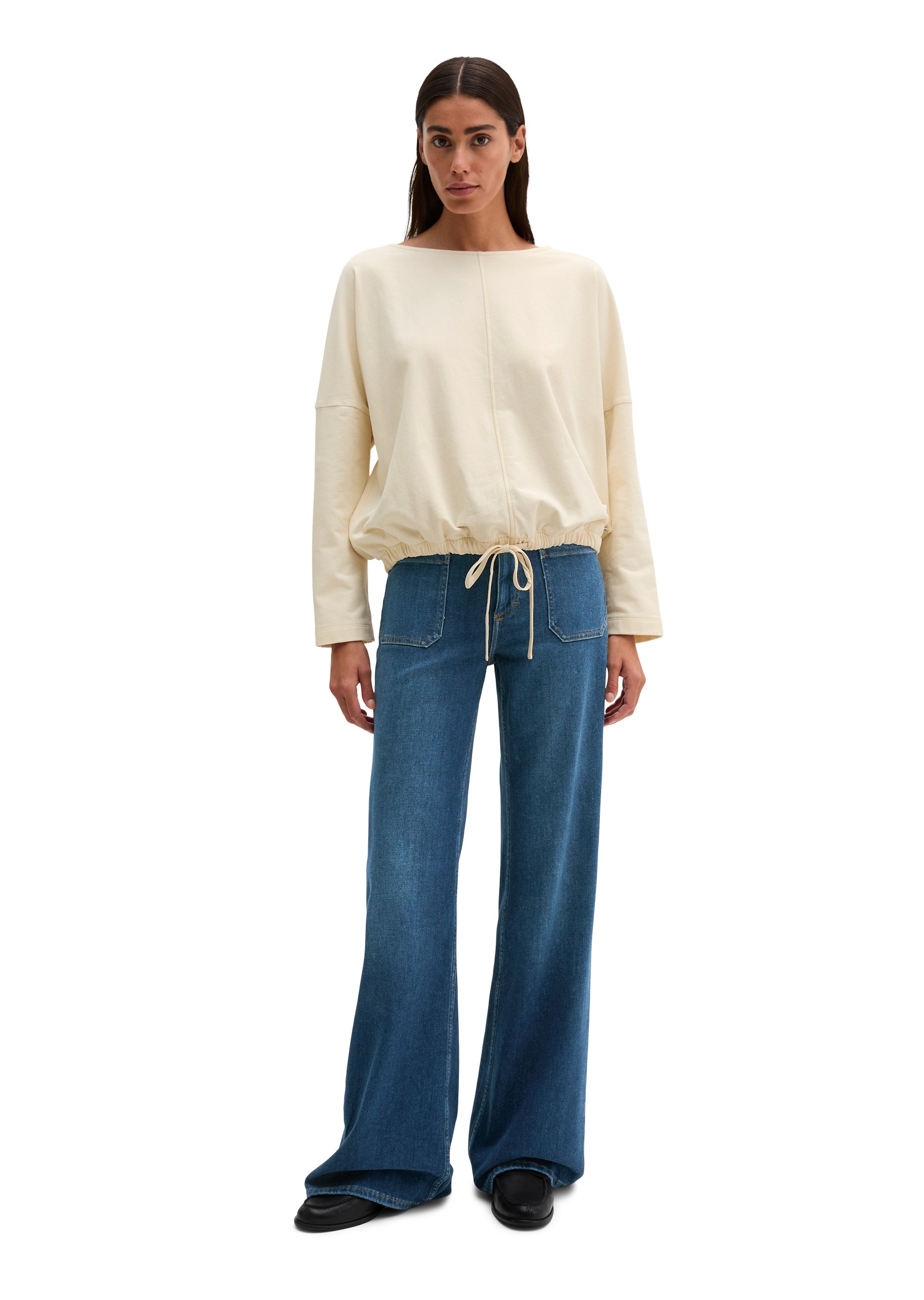 Marc O'Polo Sweatshirt »aus gepeachtem Organic Cotton-Mix«
