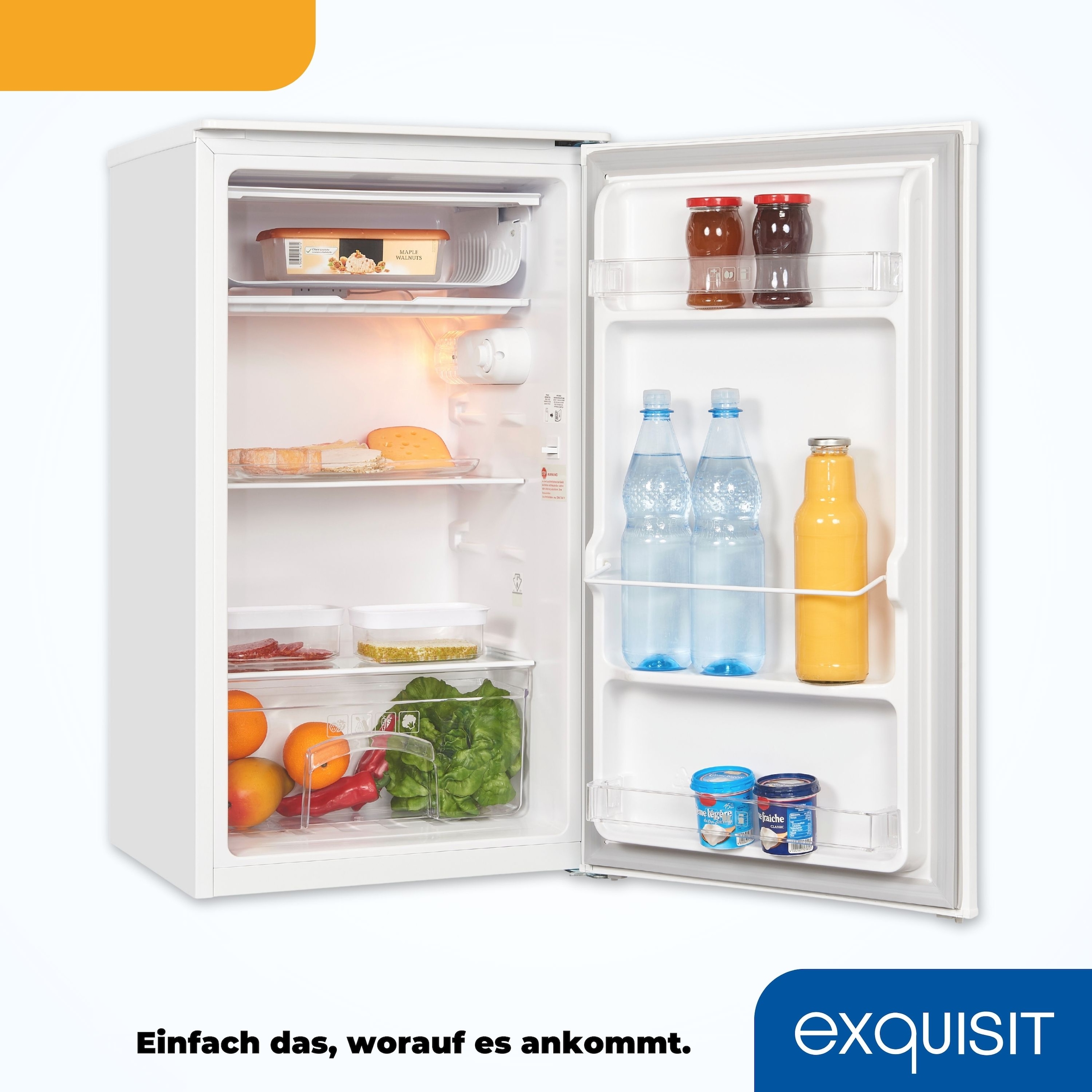 exquisit Kühlschrank »KS116-0-041E weiss«