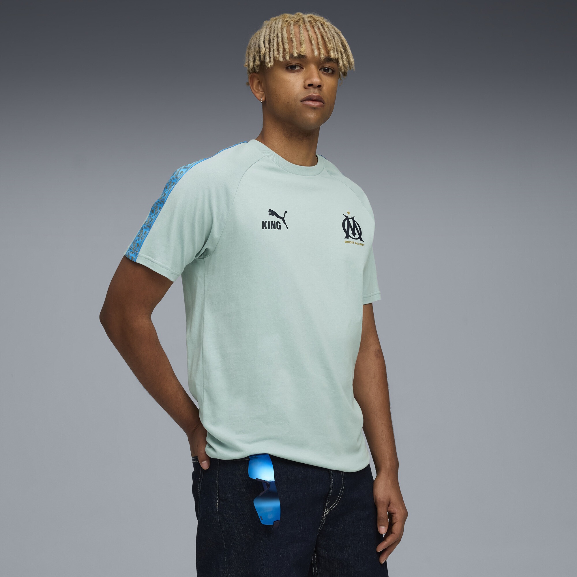 PUMA T-Shirt »Olympique de Marseille KING T-Shirt Herren«