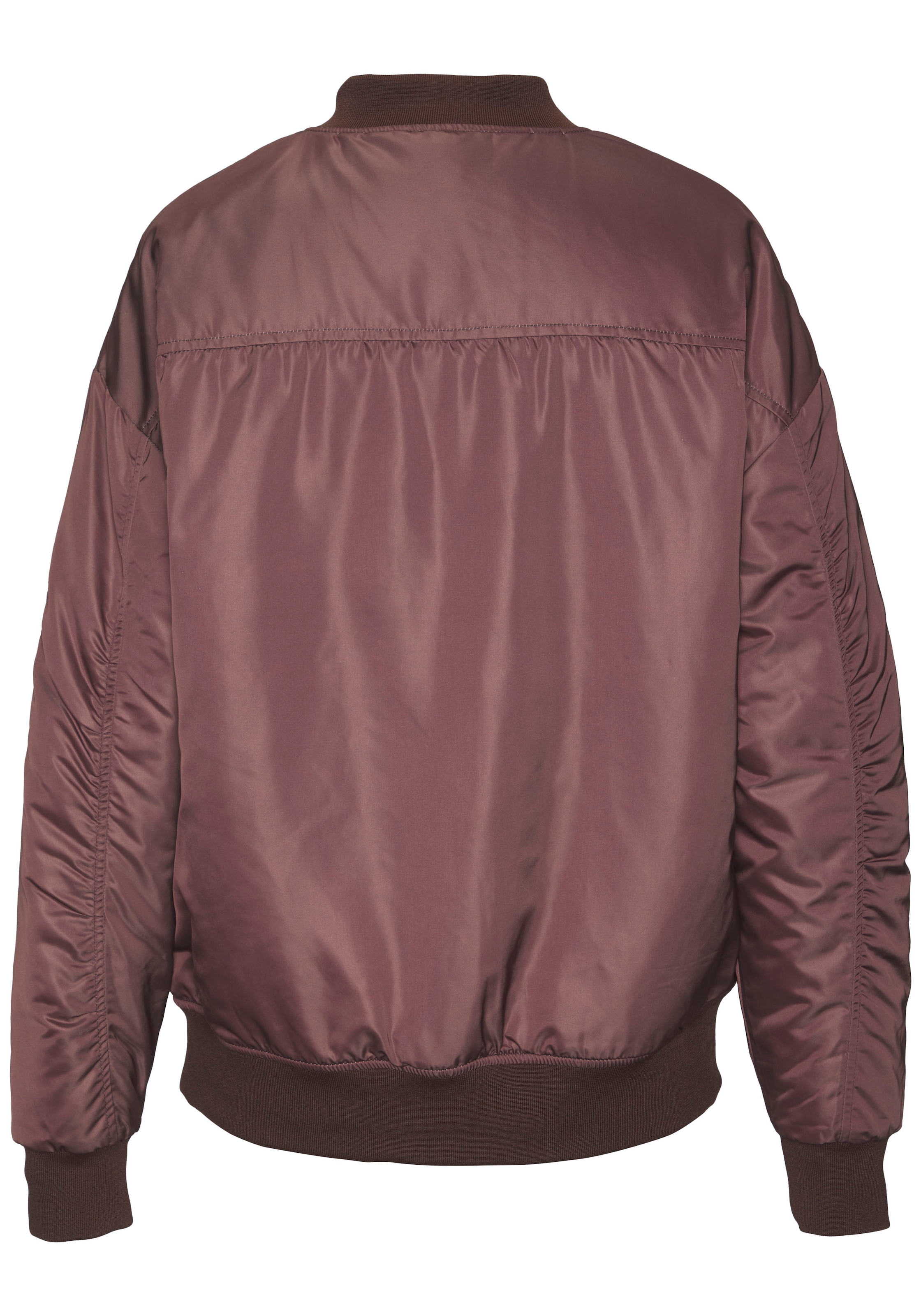 Buffalo Wendejacke, mit Uni/Leoprint, Bomberjacke, modisch