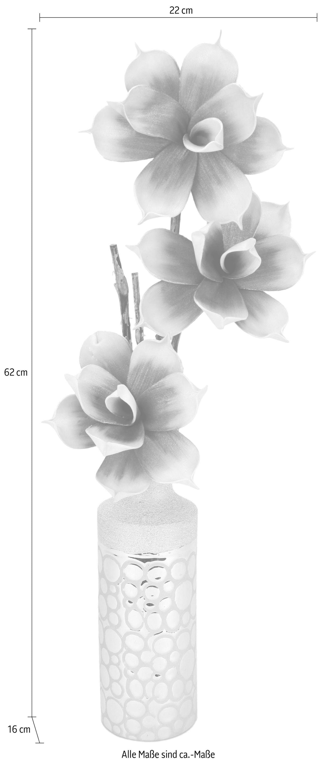 I.GE.A. Kunstblume »Soft-Rosenbund«, in Vase