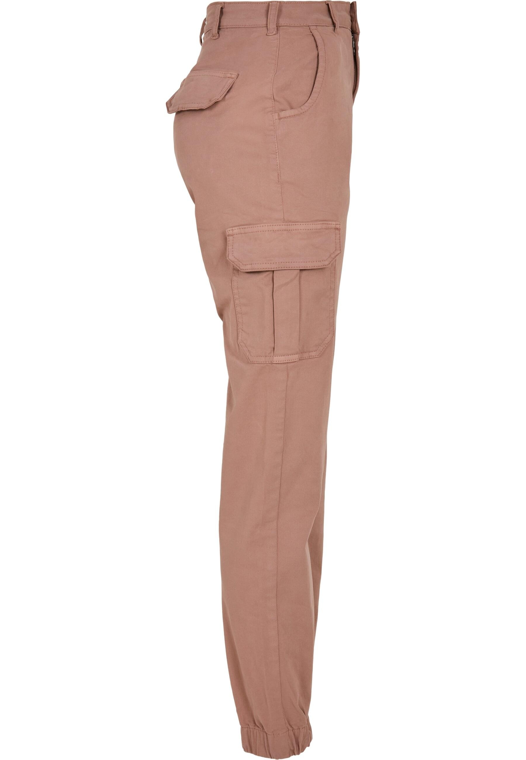 URBAN CLASSICS Cargohose »Urban Classics Damen Ladies High Waist Cargo Pants«, (1 tlg.)