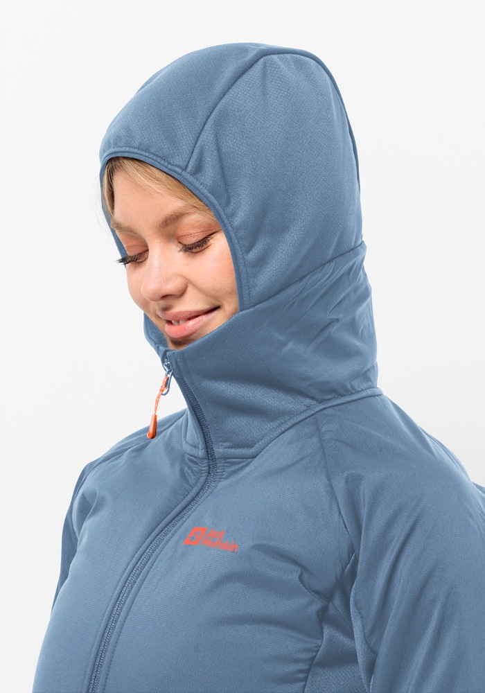 Jack Wolfskin Kapuzenfleecejacke »ALPGRAT PRO INS FZ W«, mit Kapuze