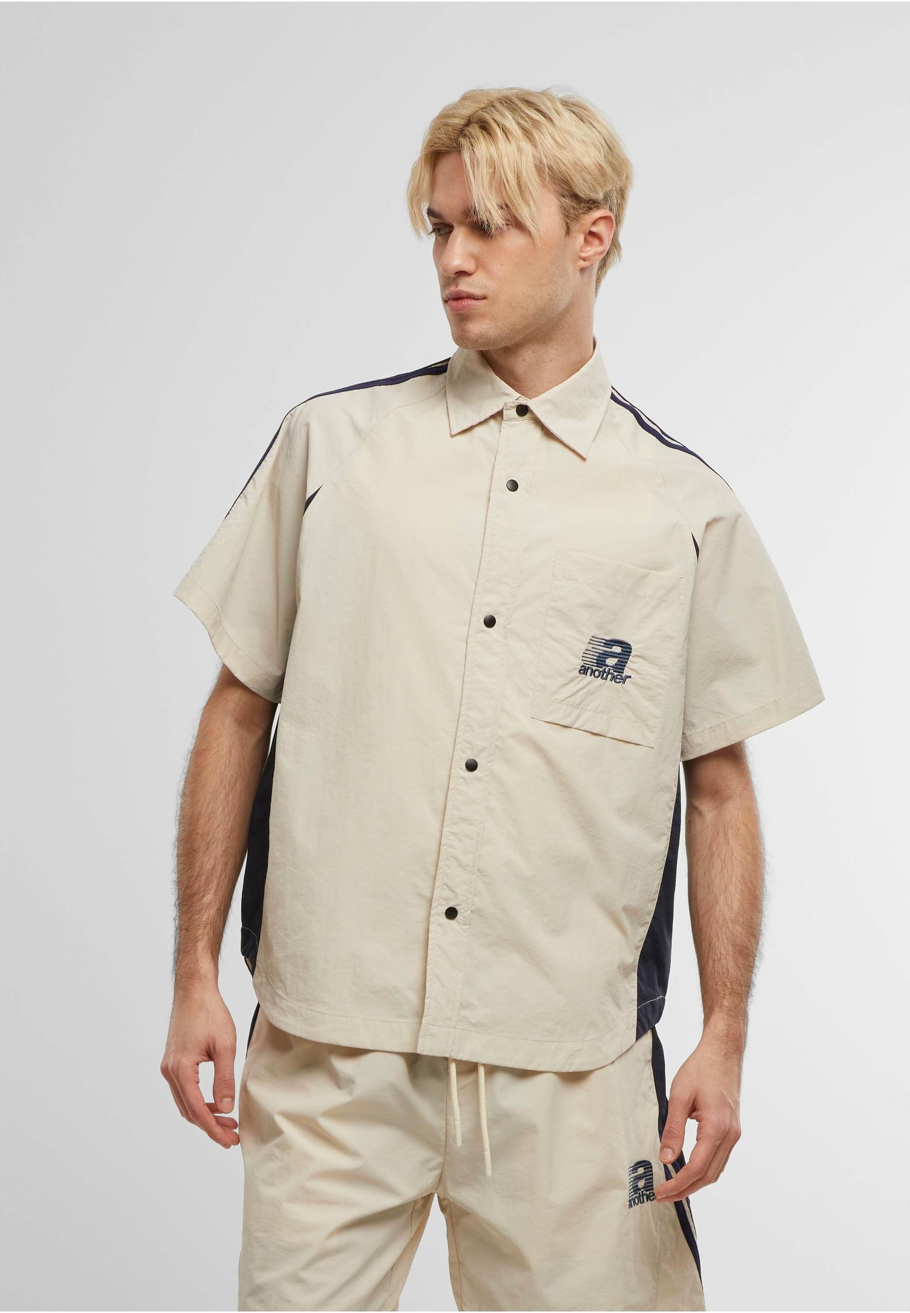 Another Cotton Lab Langarmhemd »Another Cotton Lab Sporty Short Sleeve Shirt«, (1 tlg.)