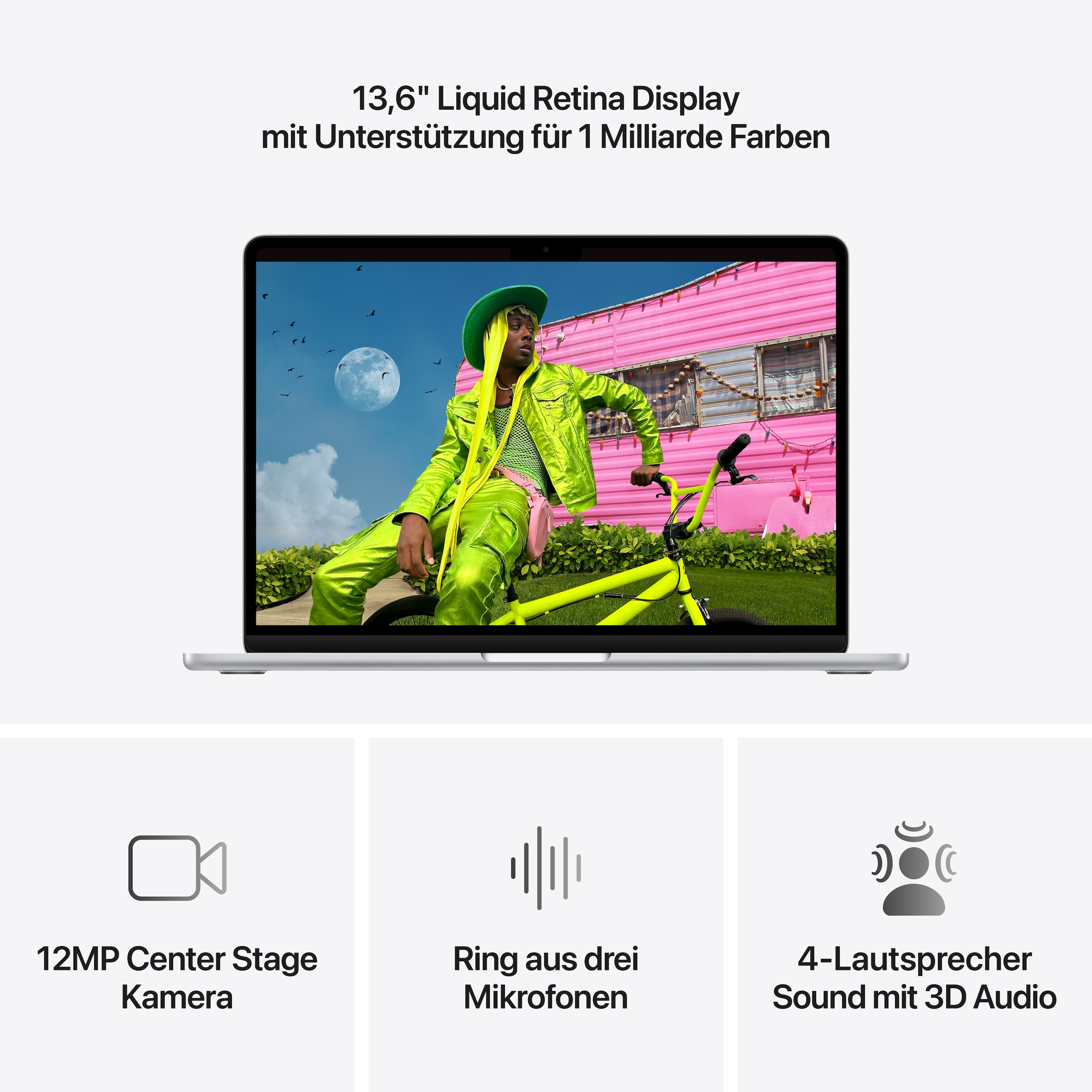 Apple Notebook »MacBook Air 13" CTO« 34,46 cm / 13,6 ″ Apple M5 10-Core GPU 512 GB SSD