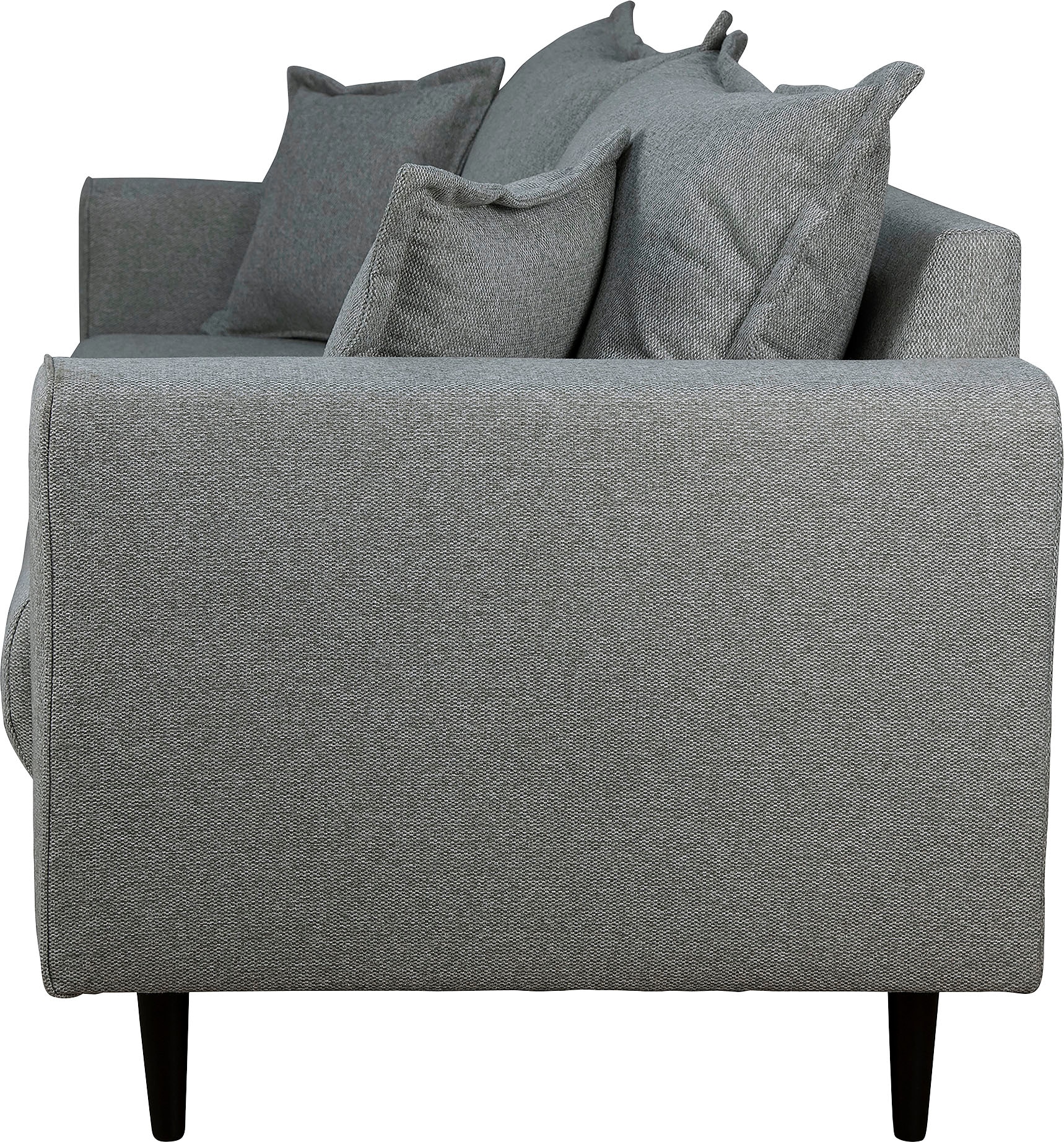 Home affaire 2-Sitzer »VEYRAS, hoher Sitzkomfort, Maße B/T/H: 162/84/76 cm«, mit Wellenunterfederung, incl. Rückenkissen und Zierkissen