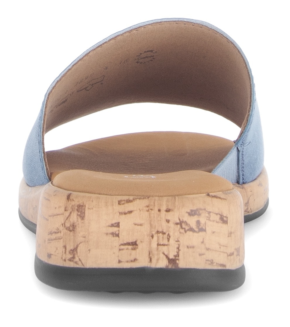 Gabor Pantolette »RHODOS«, Sommerschuh, Komfortschuh, kleiner Stretcheinsatz, Weite G (=weit)