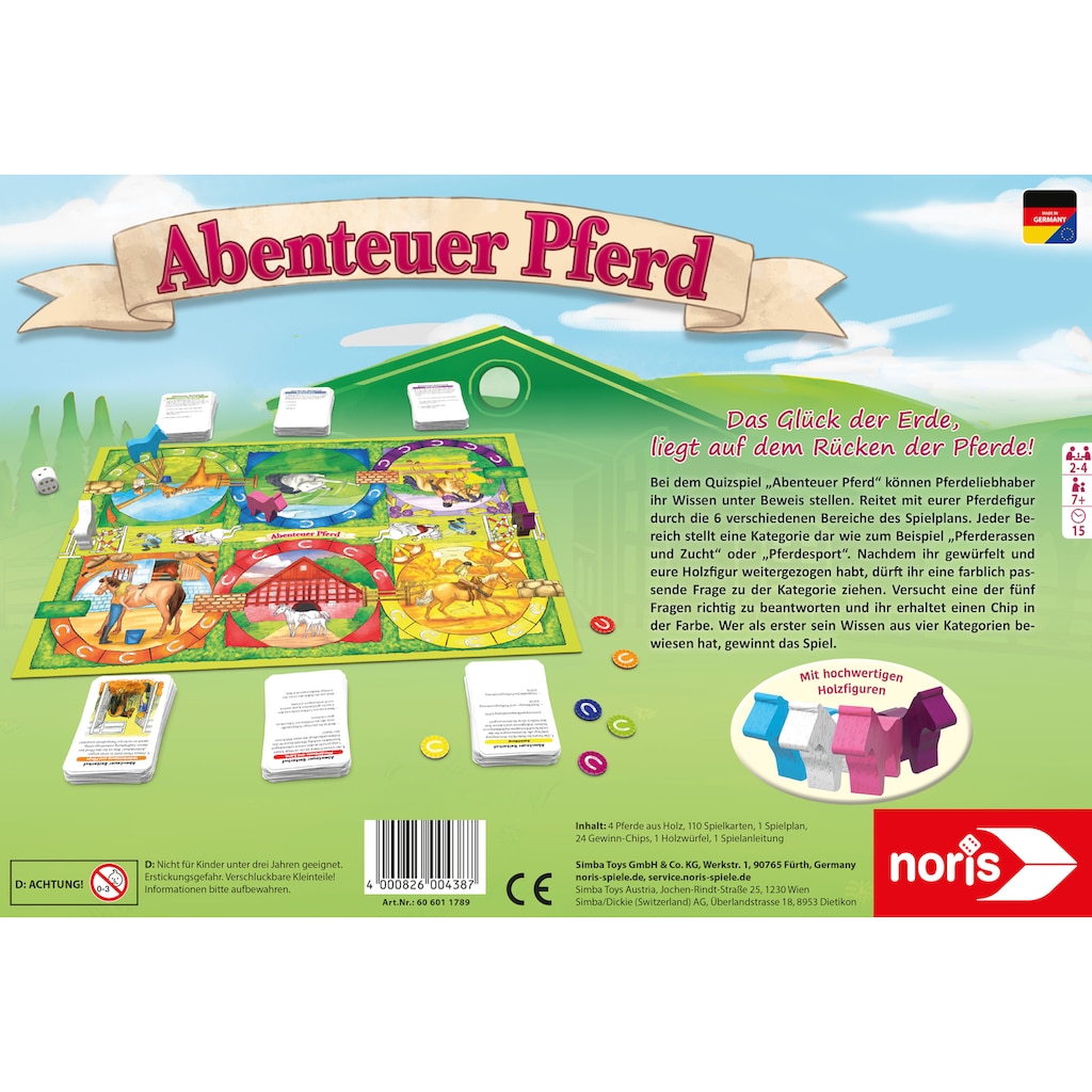 Noris Spiel »Abenteuer Pferd«