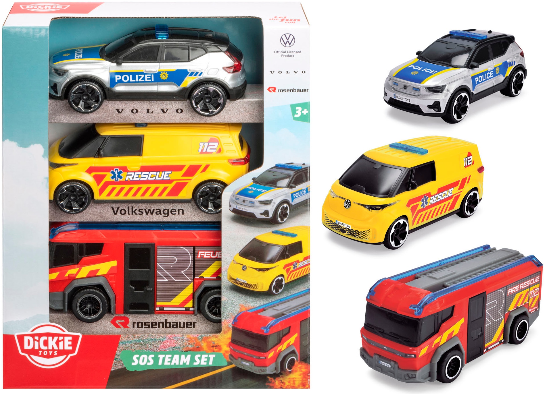 Dickie Toys Spielzeug-Auto »SOS Team«