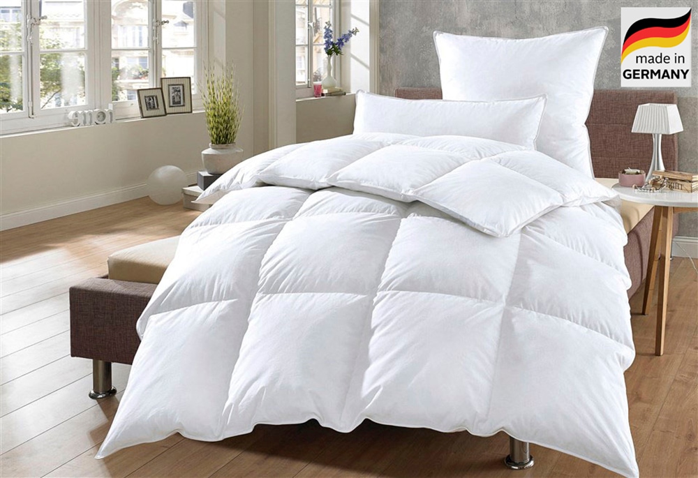 Daunenbettdecke OTTO HOME, B:220cm L:240cmweiß, neutral, Bezug: 100% Baumwolle. Füllung: 90% Daunen, 10% Federn, Bettdecken, "Köniz 90% Daunen, alle