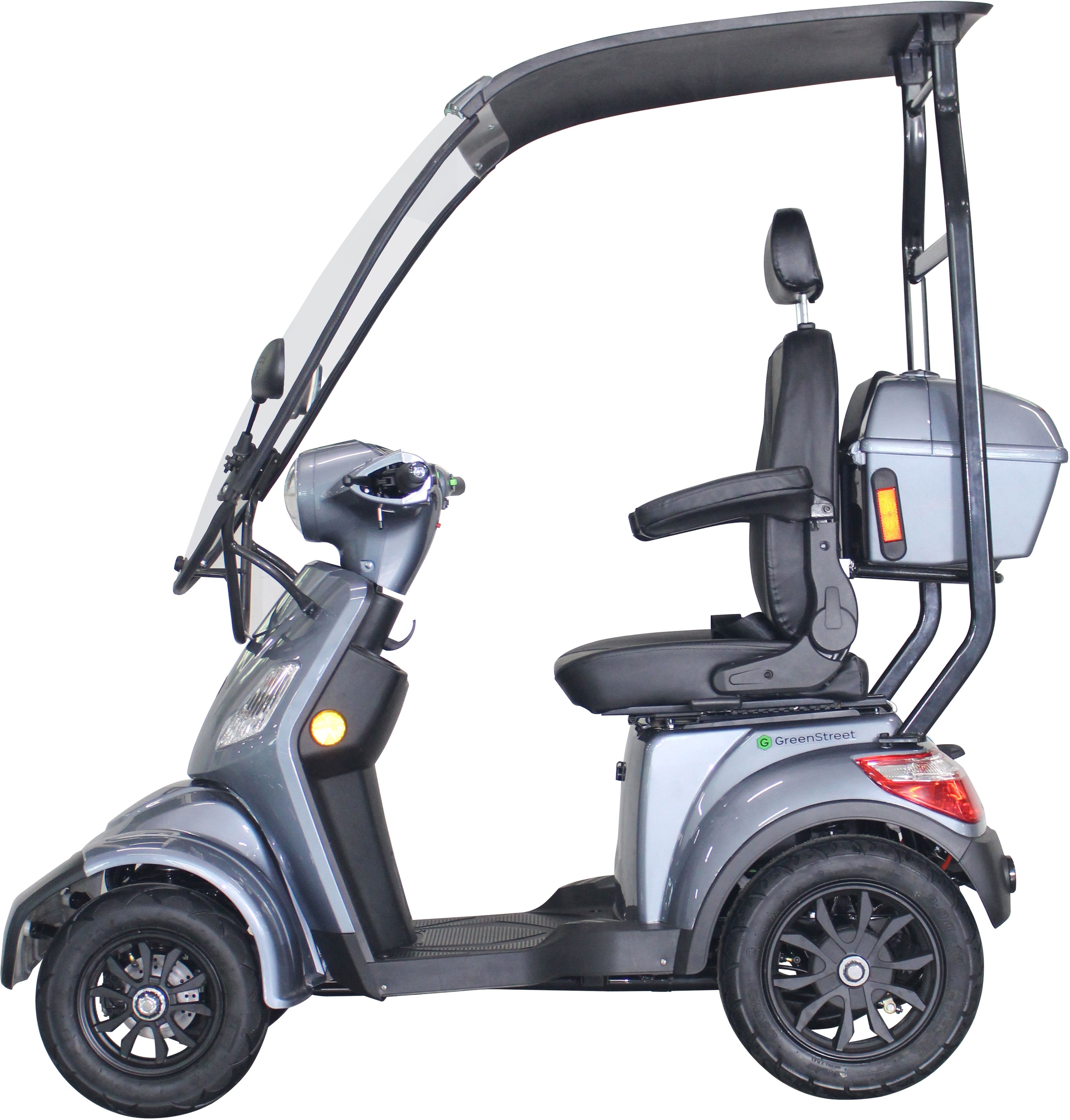 GreenStreet Elektromobil »E-Mover Deluxe«, 1000 W, 20 km/h, mit 60V/26Ah Li-Ion-Akku, inkl. Topcase und Dach