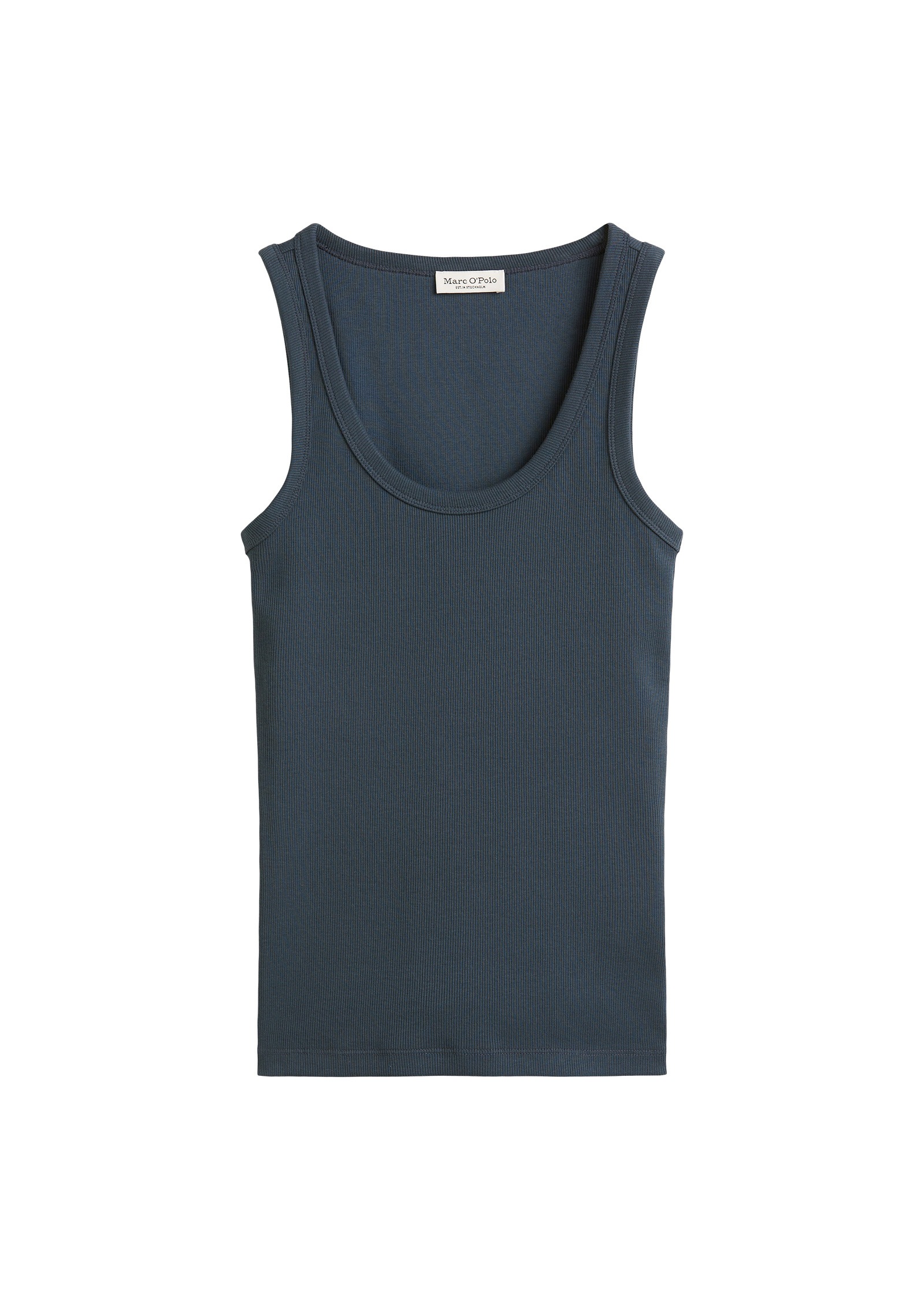Marc O'Polo T-Shirt »aus elastischem Rippjersey«