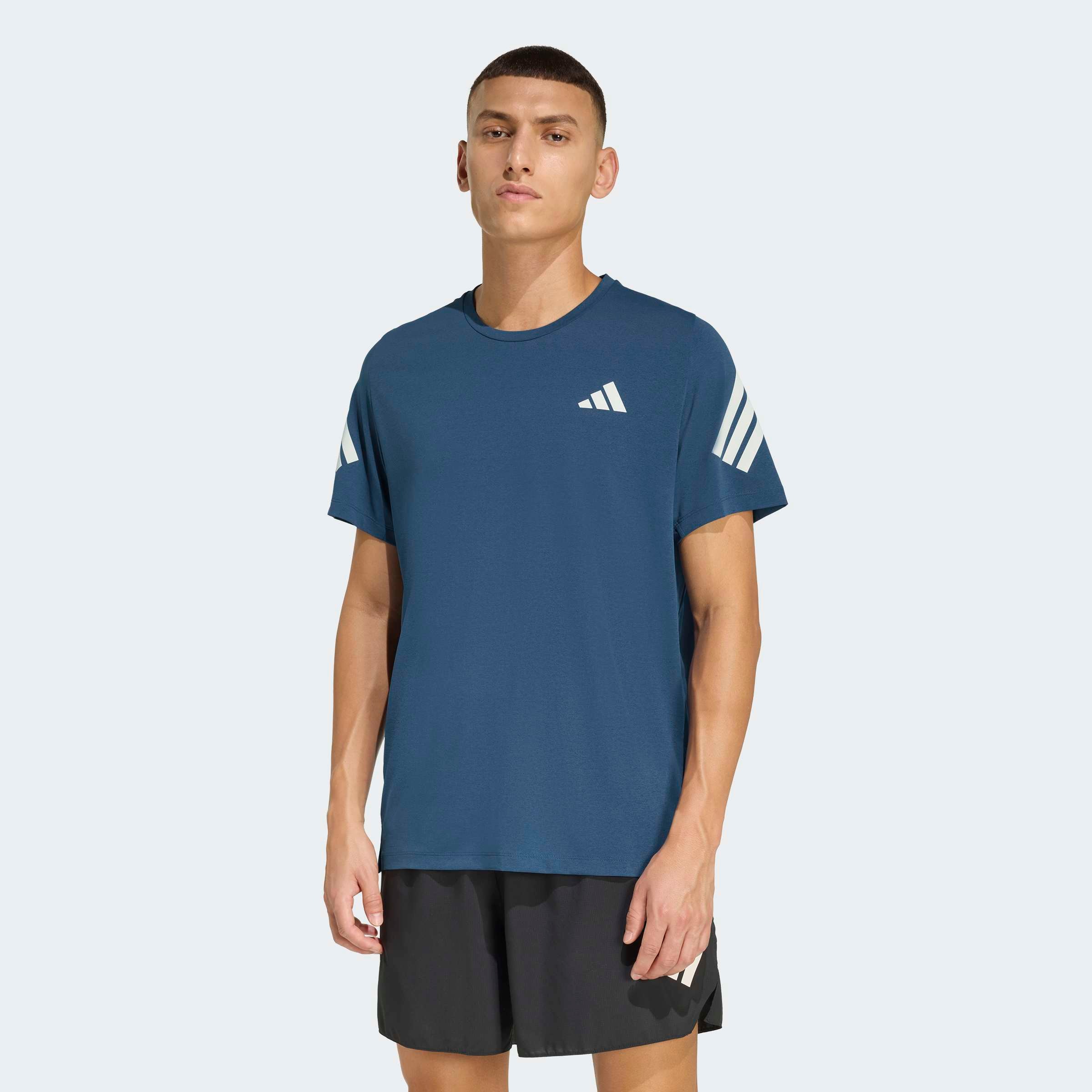 Herren Laufshirt "ADI365/// T M"tech indigo, Gr. L, ADIDAS PERFORMANCE, Obermaterial: 100% Polyester, Shirts