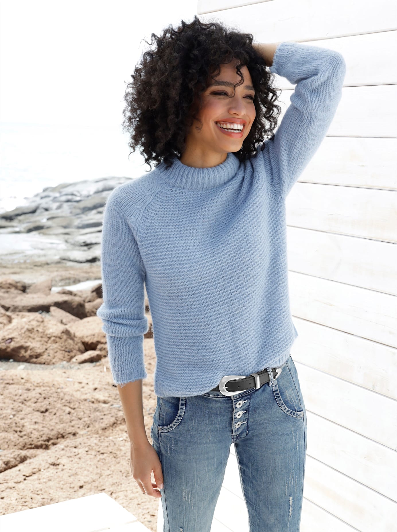 heine Stehkragenpullover "Pullover" günstig online kaufen