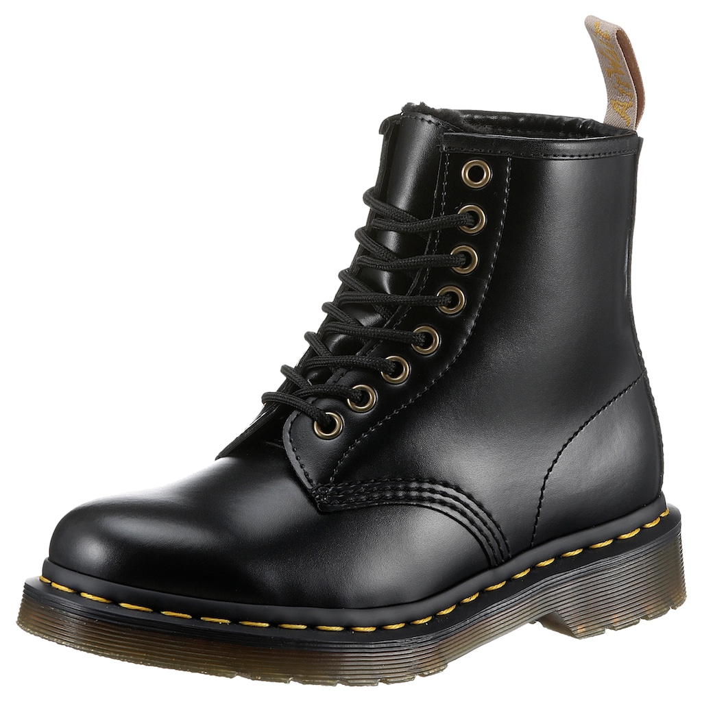 DR. MARTENS Schnürboots »Vegan 1460 Norfolk«, mit Blockabsatz