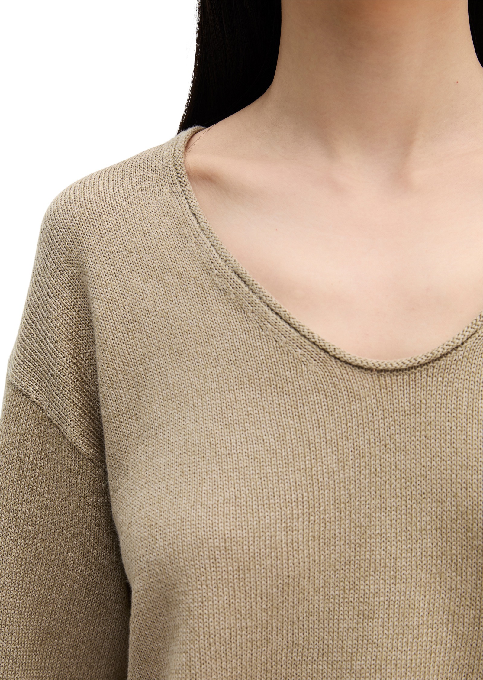 Marc O'Polo Knit Pullover Earthy Taupe XL 3