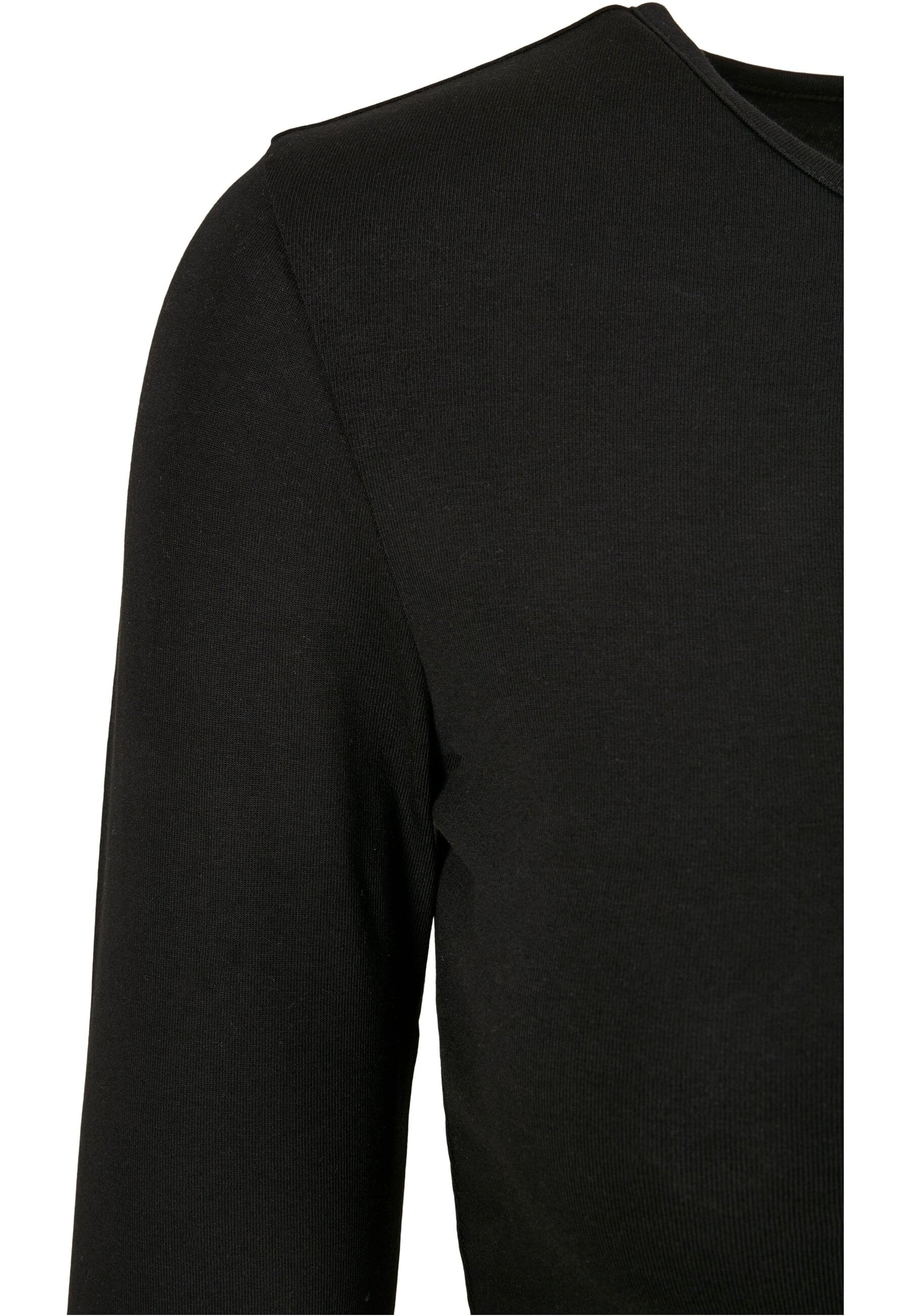 URBAN CLASSICS Longsleeve »Urban Classics Damen Ladies Organic Keyhole Longsleeve«, (1 tlg.)