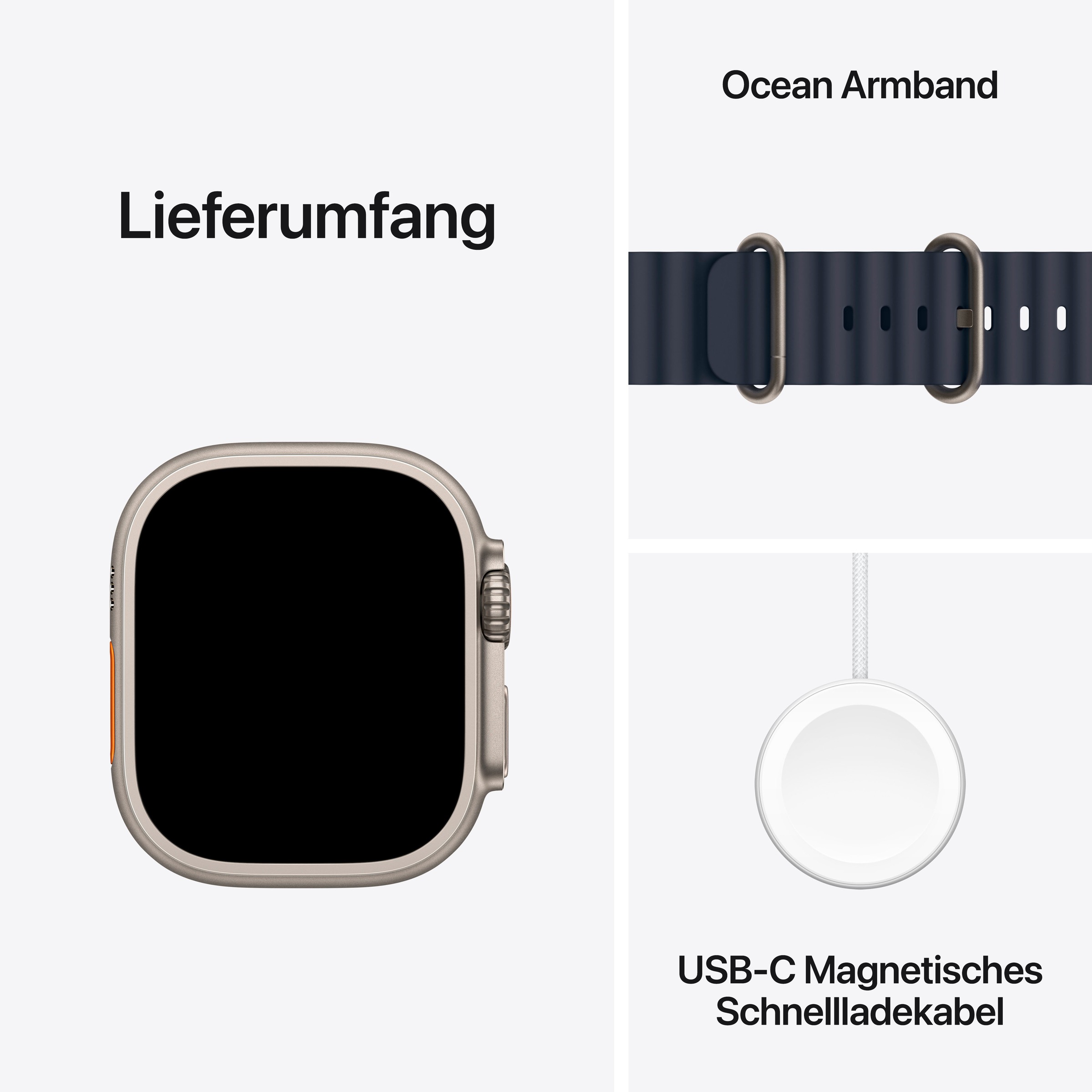 Apple Smartwatch »Watch Ultra 2 (2024) GPS + Cellular«, (4,9 cm), Watch OS, 64 GB,)