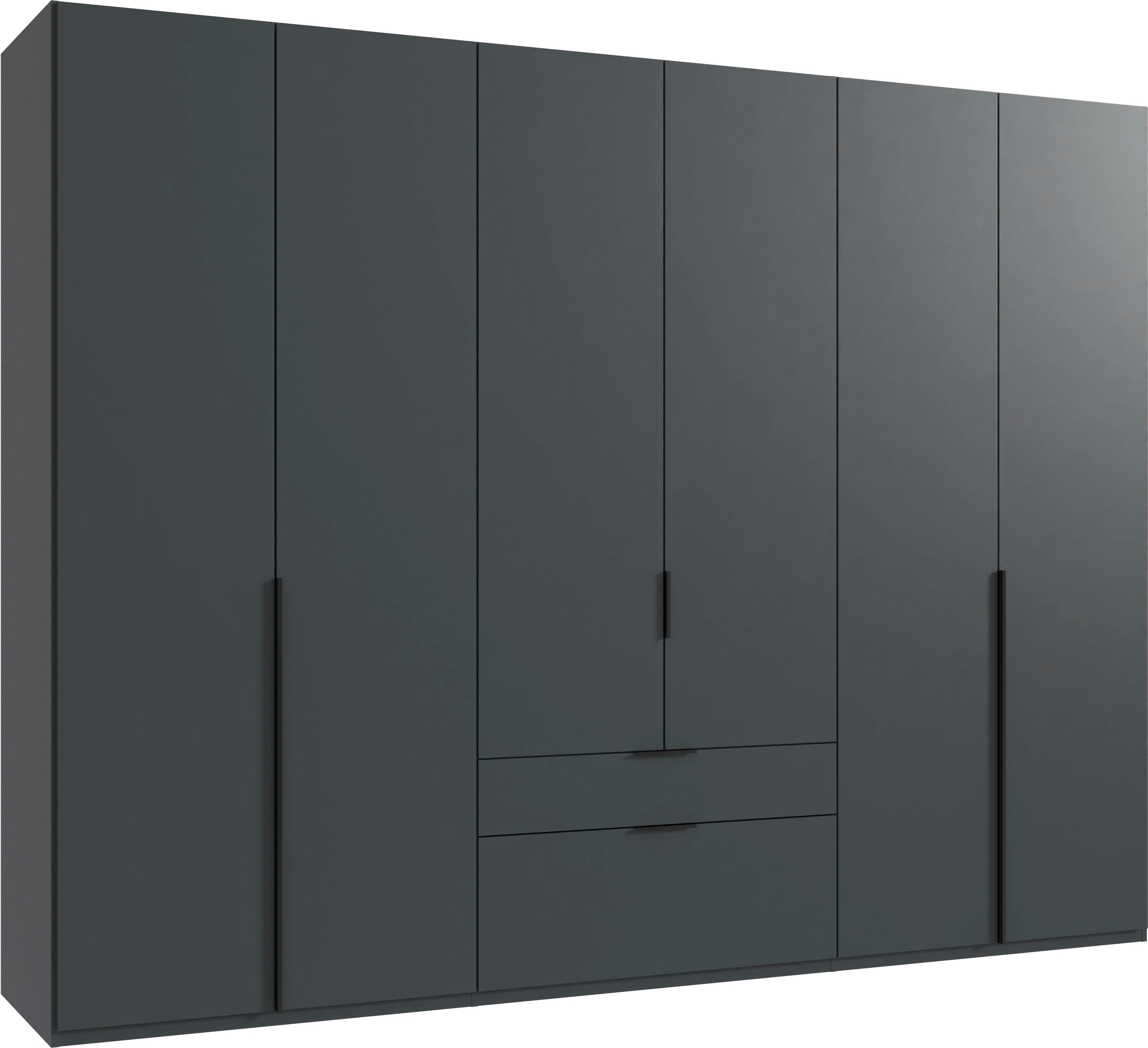 Wimex Drehtürenschrank "Mugano" mit langen oder kurzen Griffen aus Metall, in vielen Breiten, 208 oder 236 cm hoch, Made in Germany