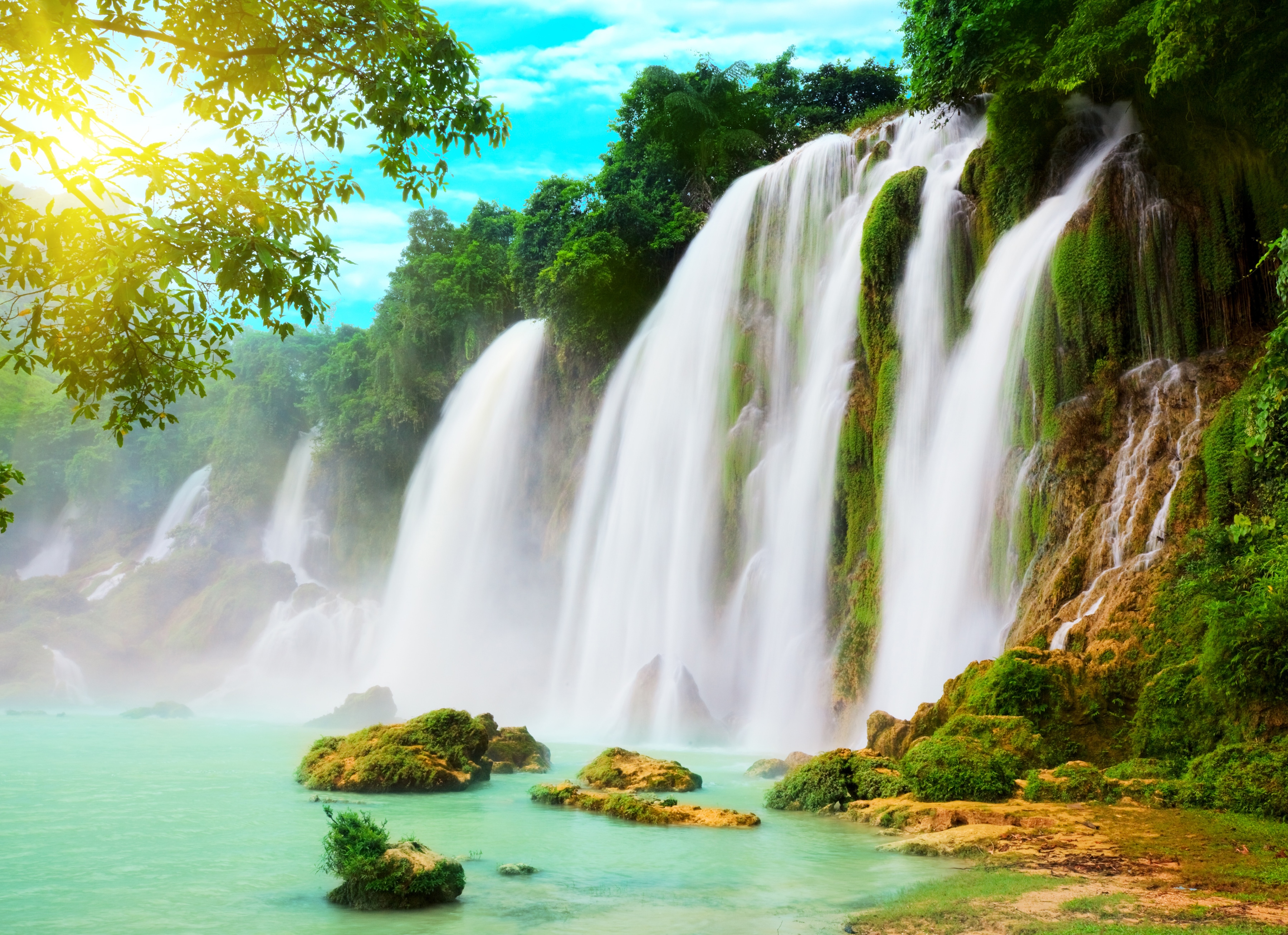 Papermoon Fototapete "Ban Gioc Vietnam Waterfall" glatt