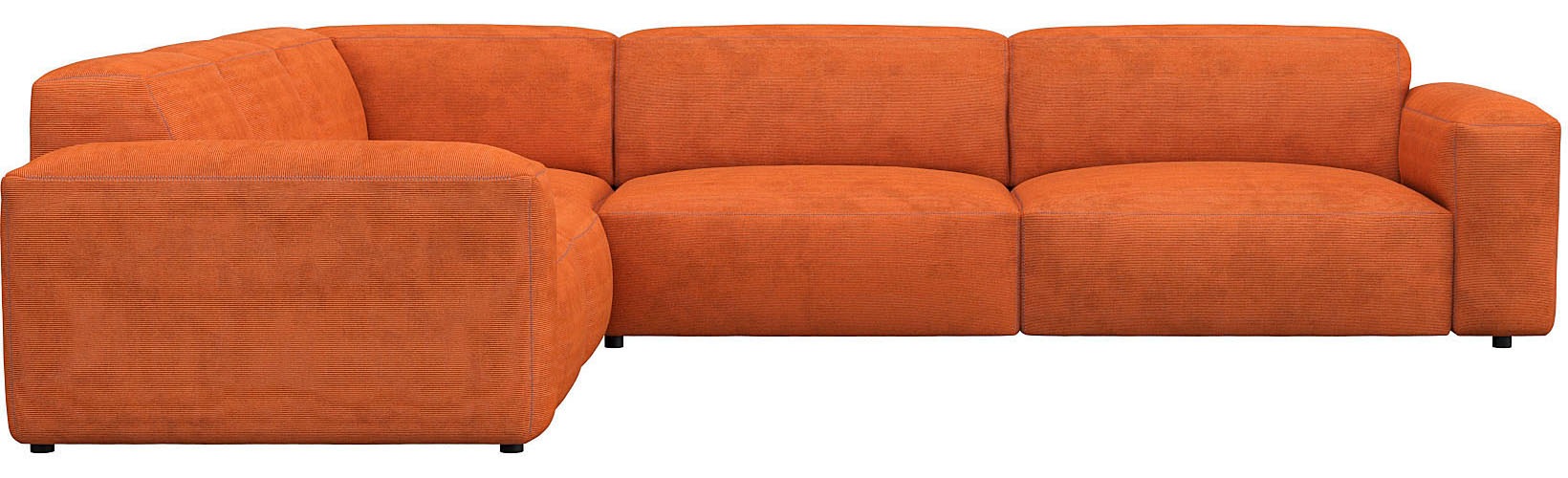 FLEXLUX Ecksofa "Lucera, super bequem durch hochwertigen Sitzaufbau mit Kal günstig online kaufen