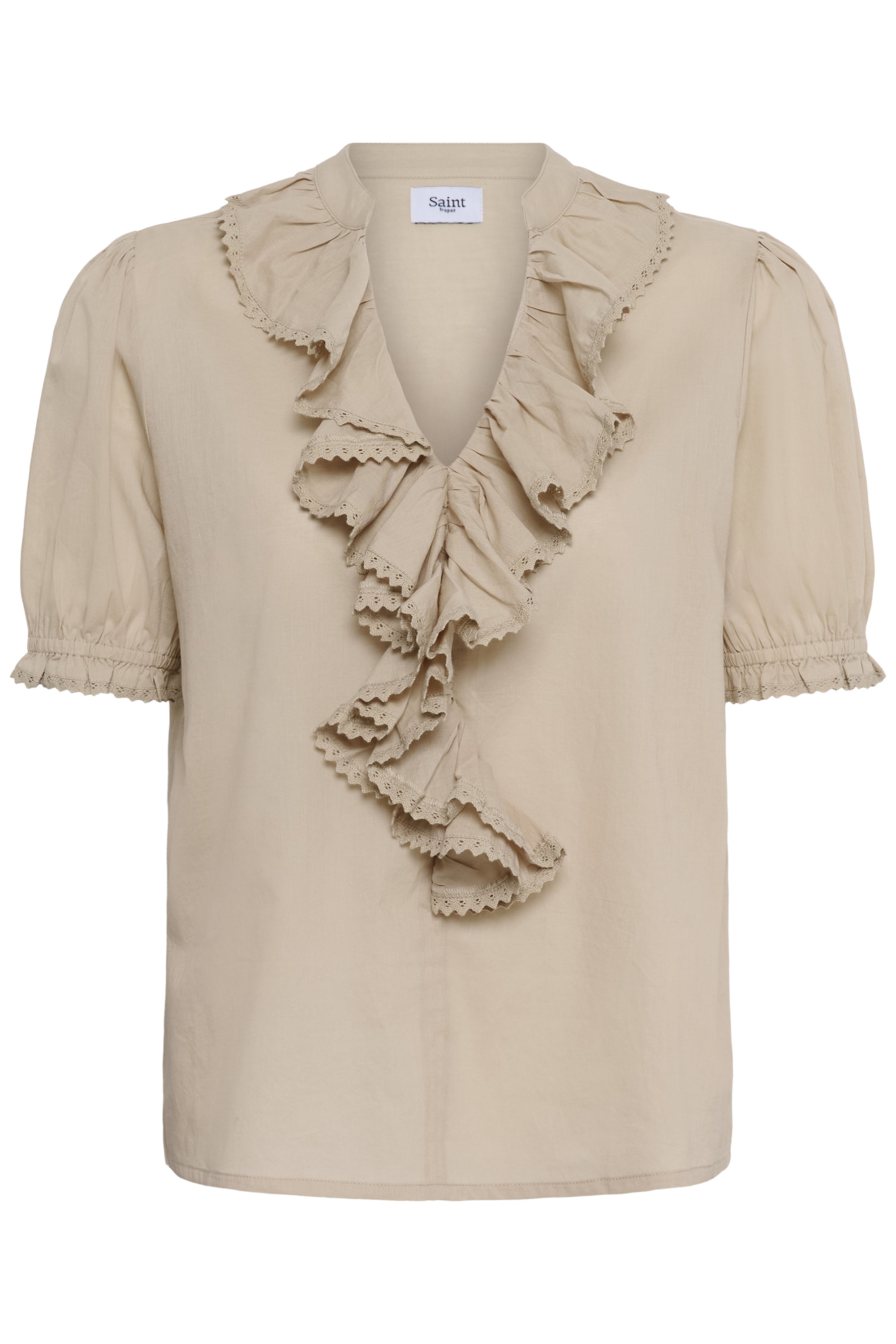 Saint Tropez Kurzarmbluse "Damen Kurzarm-Bluse LousaSZ"