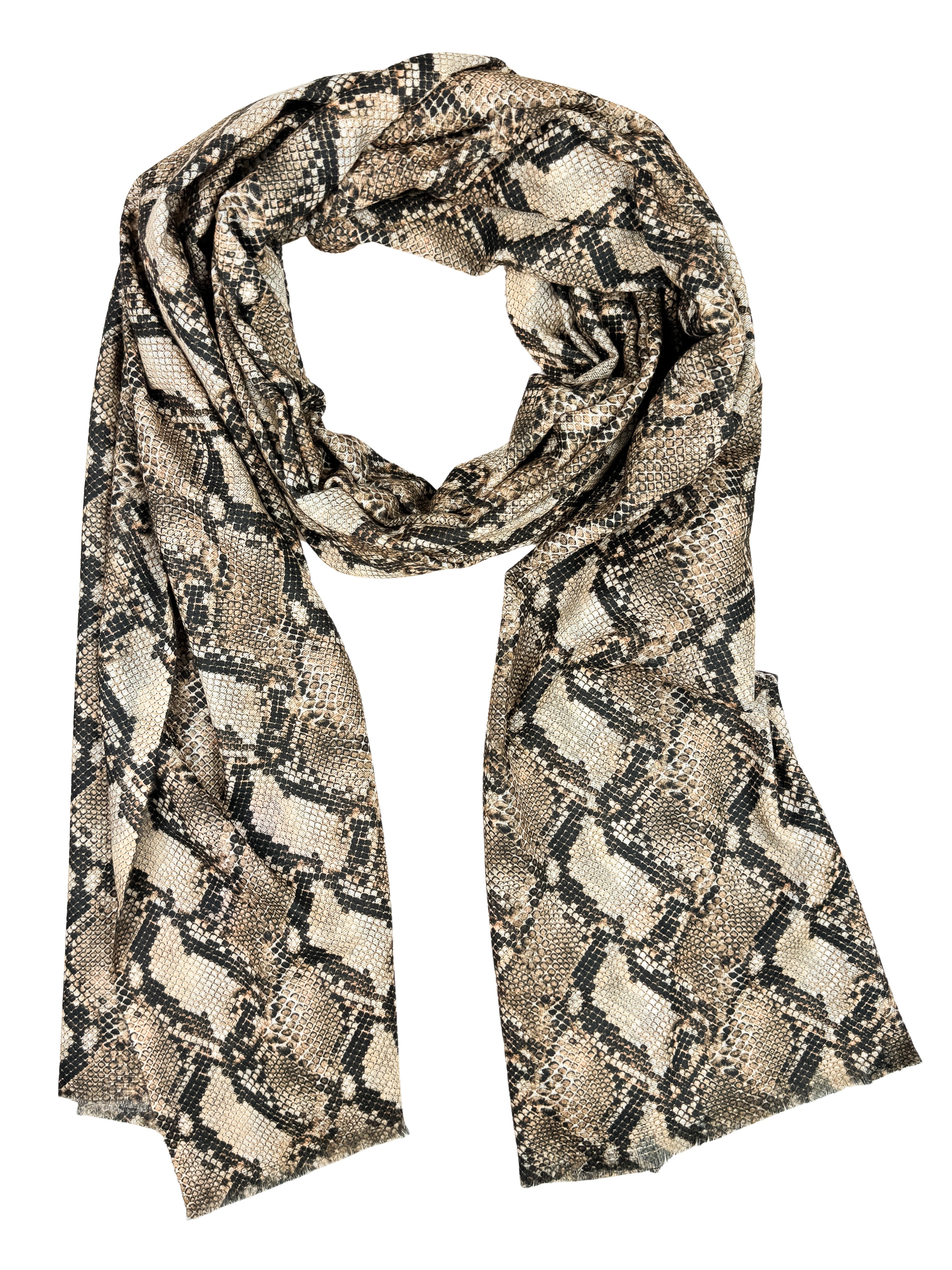 COLLEZIONE ALESSANDRO Wollschal "PythonCharme" 1 Stk. tlg. aus warmem Stoff günstig online kaufen