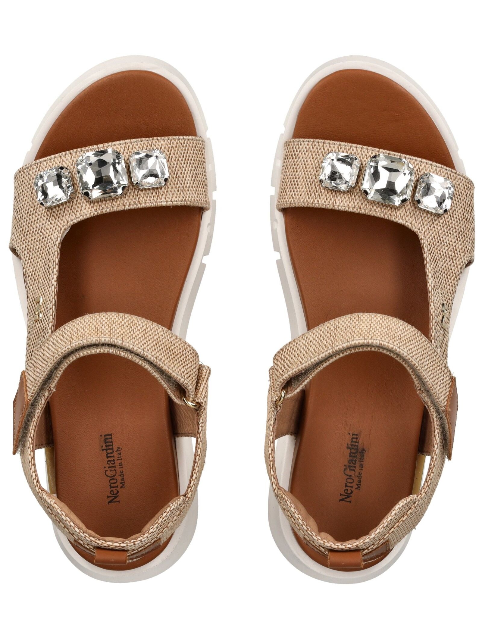 Nero Giardini Keilsandalette »Nero Giardini Sandalen Leder/Textil«