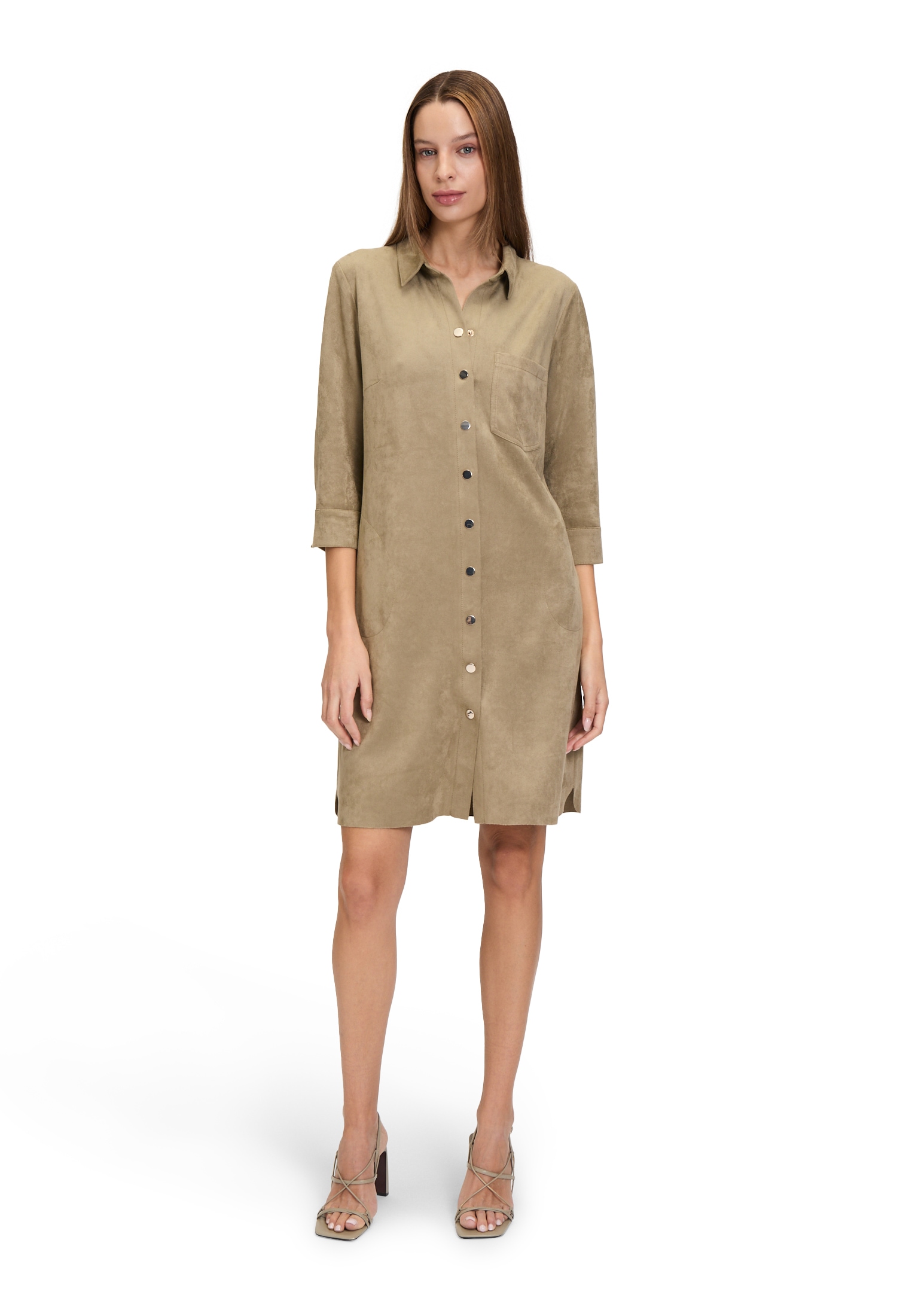 Betty Barclay Hemdblusenkleid »Betty Barclay Hemdblusenkleid mit Knopfleiste«, Material