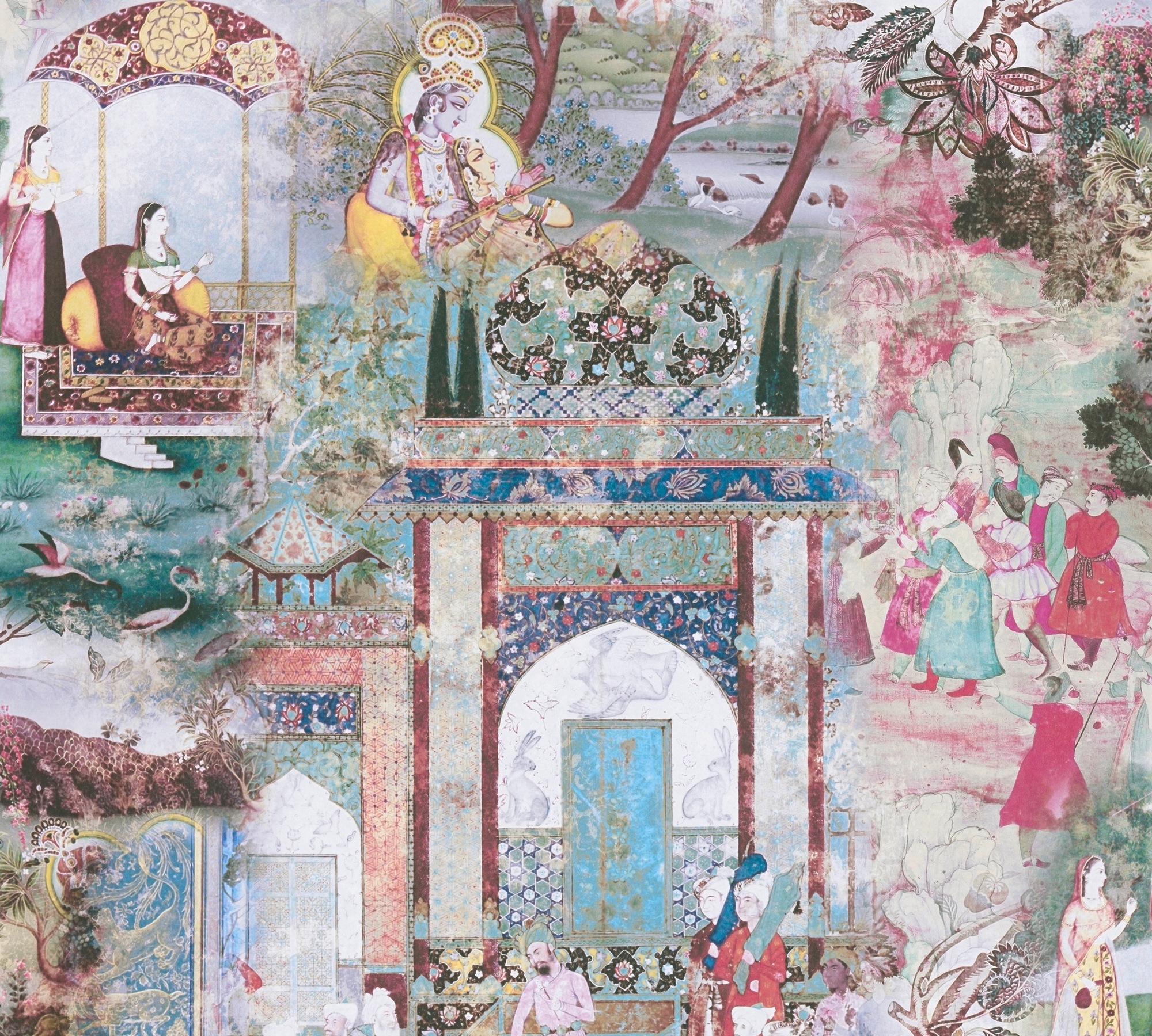 A.S. Création Vliestapete "Dream Flowery" Ethnomuster Abstrakt Minimalistisch Glatt Vintage Tapete Orientalisch Tapeten Wohnzimmer Schlafzimmer