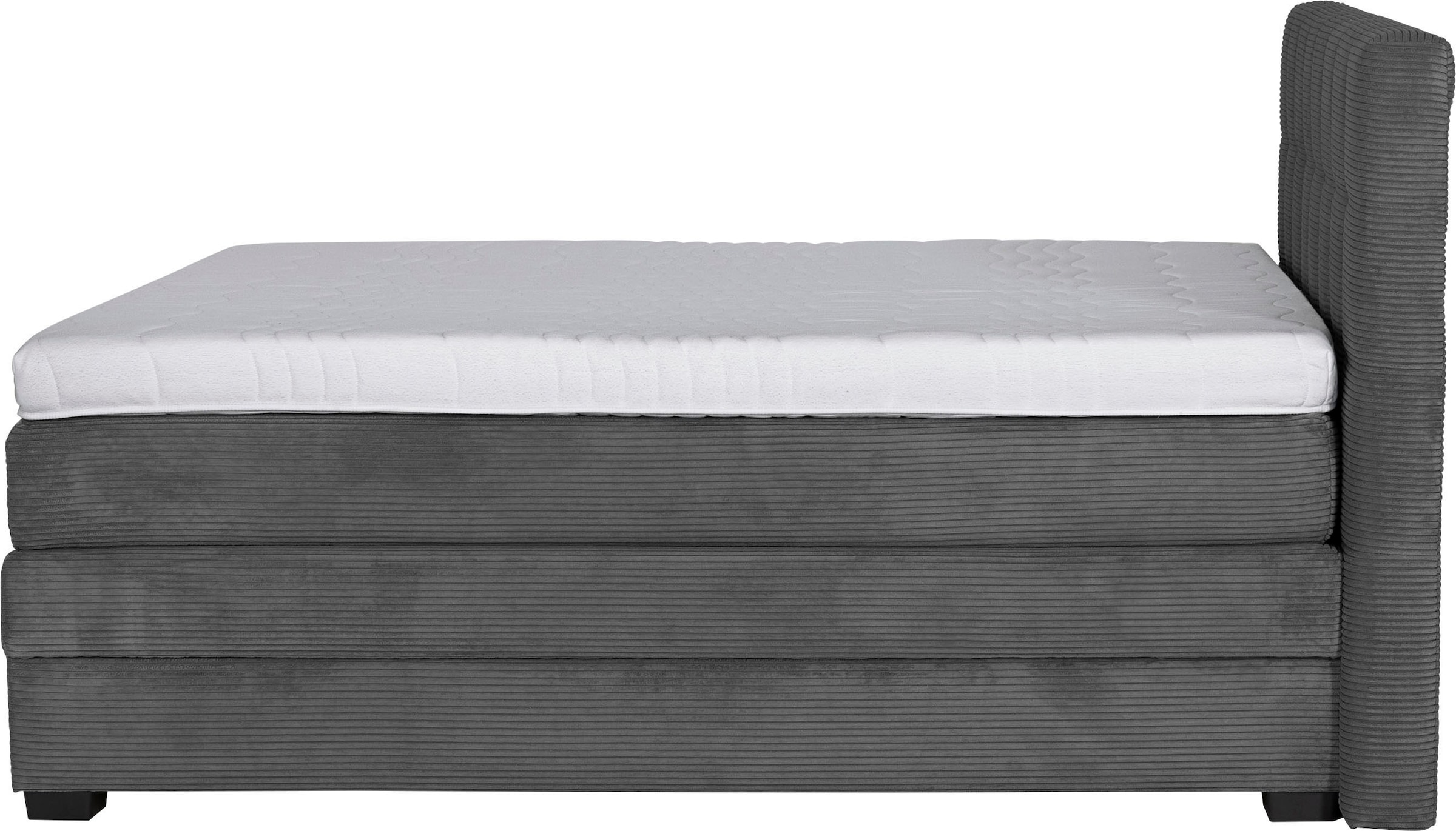 Die PlanBar Boxspringbett »OC-ON21088« inkl. Matratzen u. Bonellfederkern Unterbau, Stauraum, 160/180x200cm