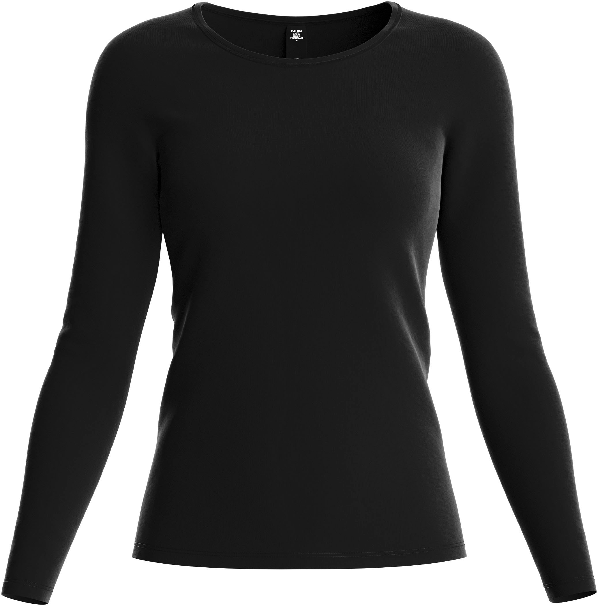 CALIDA Longsleeve »Natural Comfort«, mit flacher Nahtverarbeitung an Dekolleté und Taille