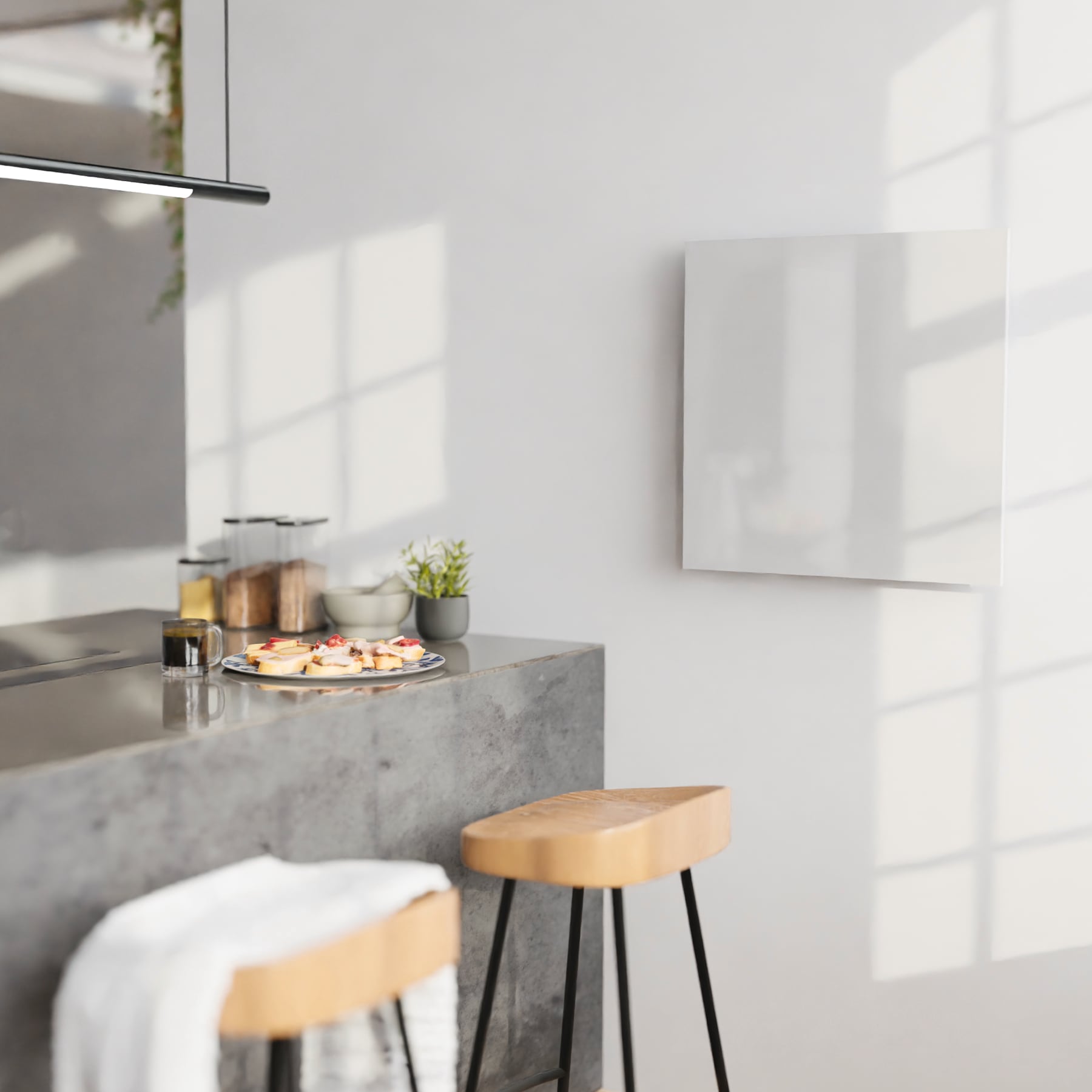 Hombli Smart-Home-Zubehör »Smartes Infrarot Glas Heizpanel 400W«