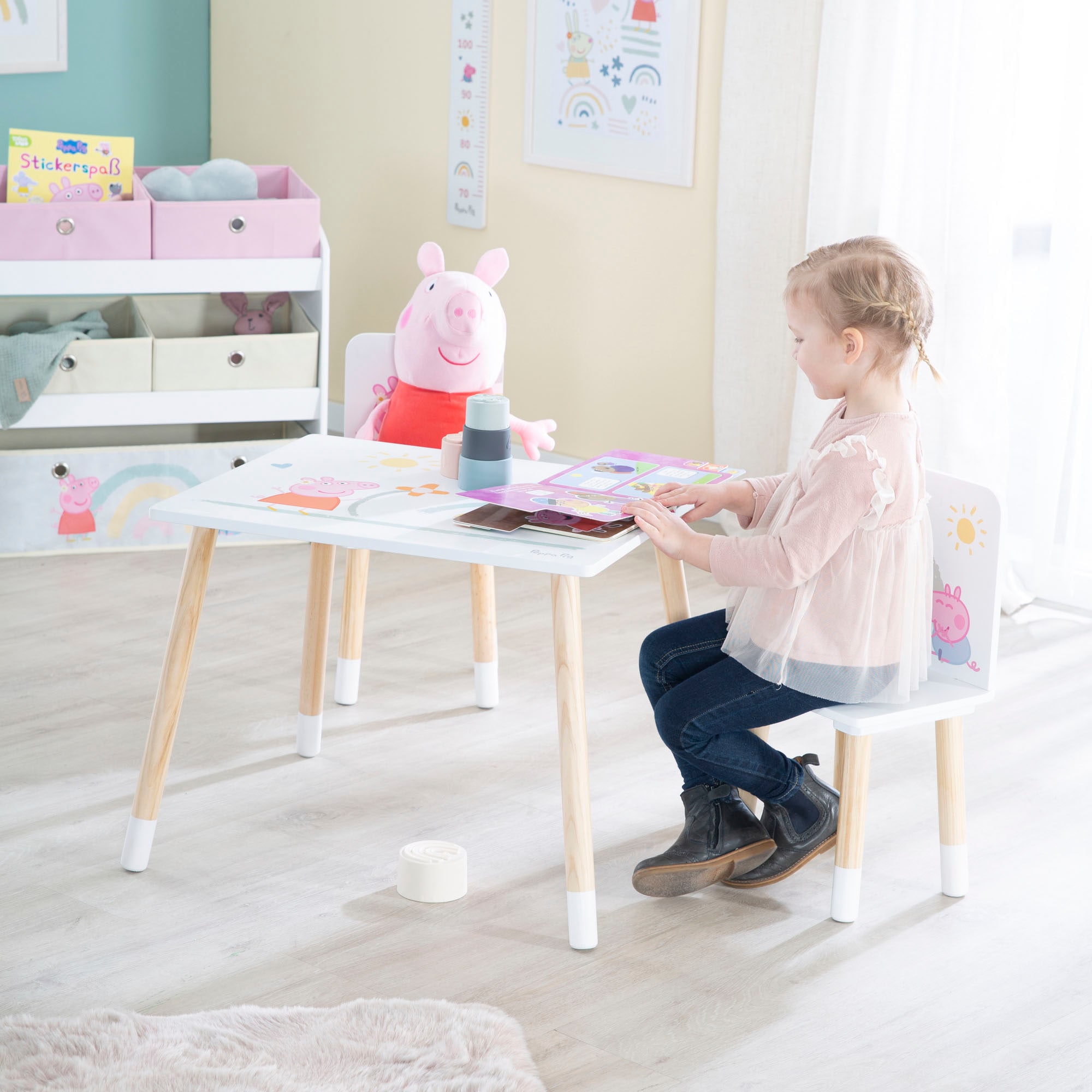 roba® Kindersitzgruppe »Peppa Pig«, (3 tlg.) | BAUR