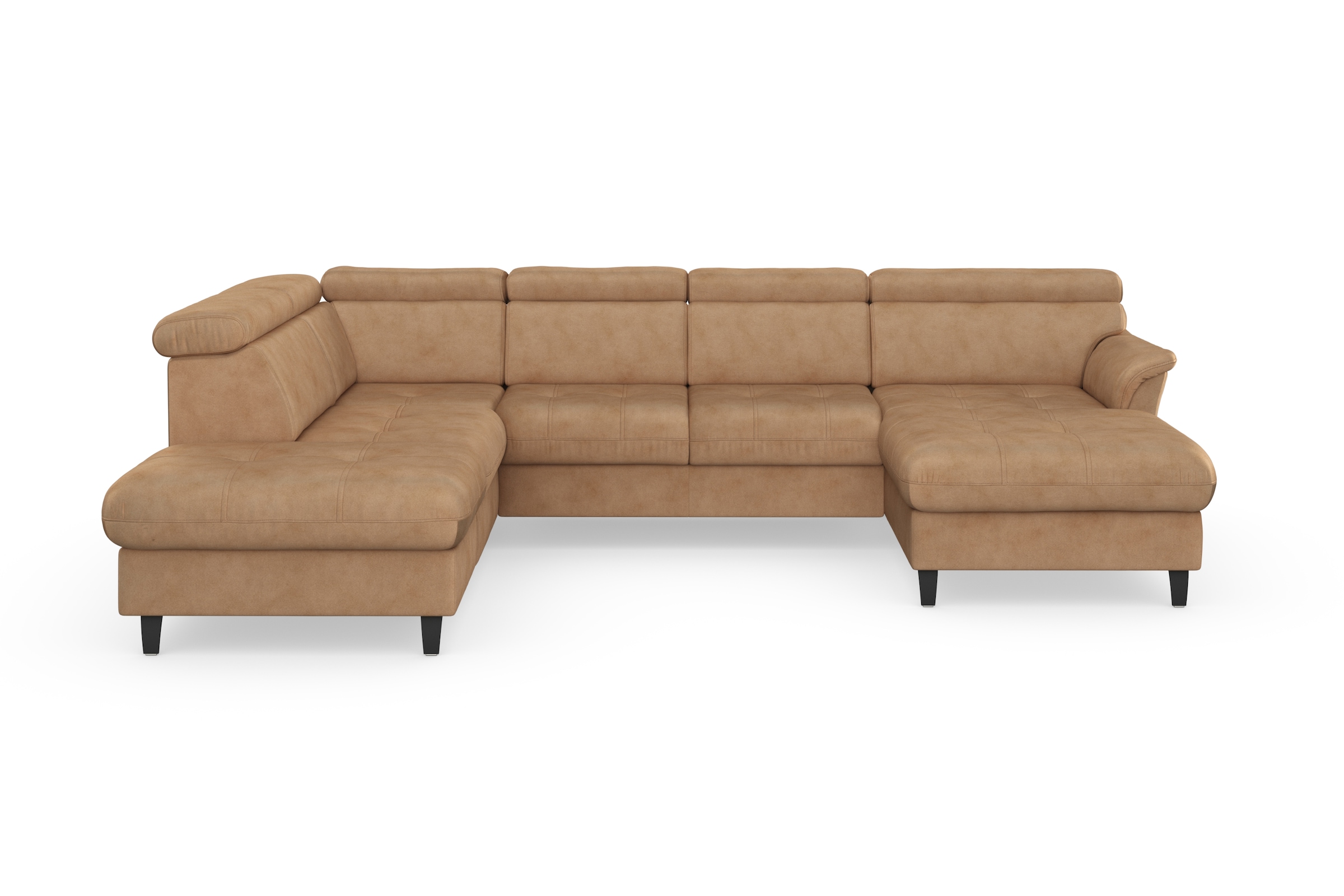 sit&more Wohnlandschaft "Marano U-Form" inklusive Kopfteilverstellung, optional Schlaffunktion & Bettkasten