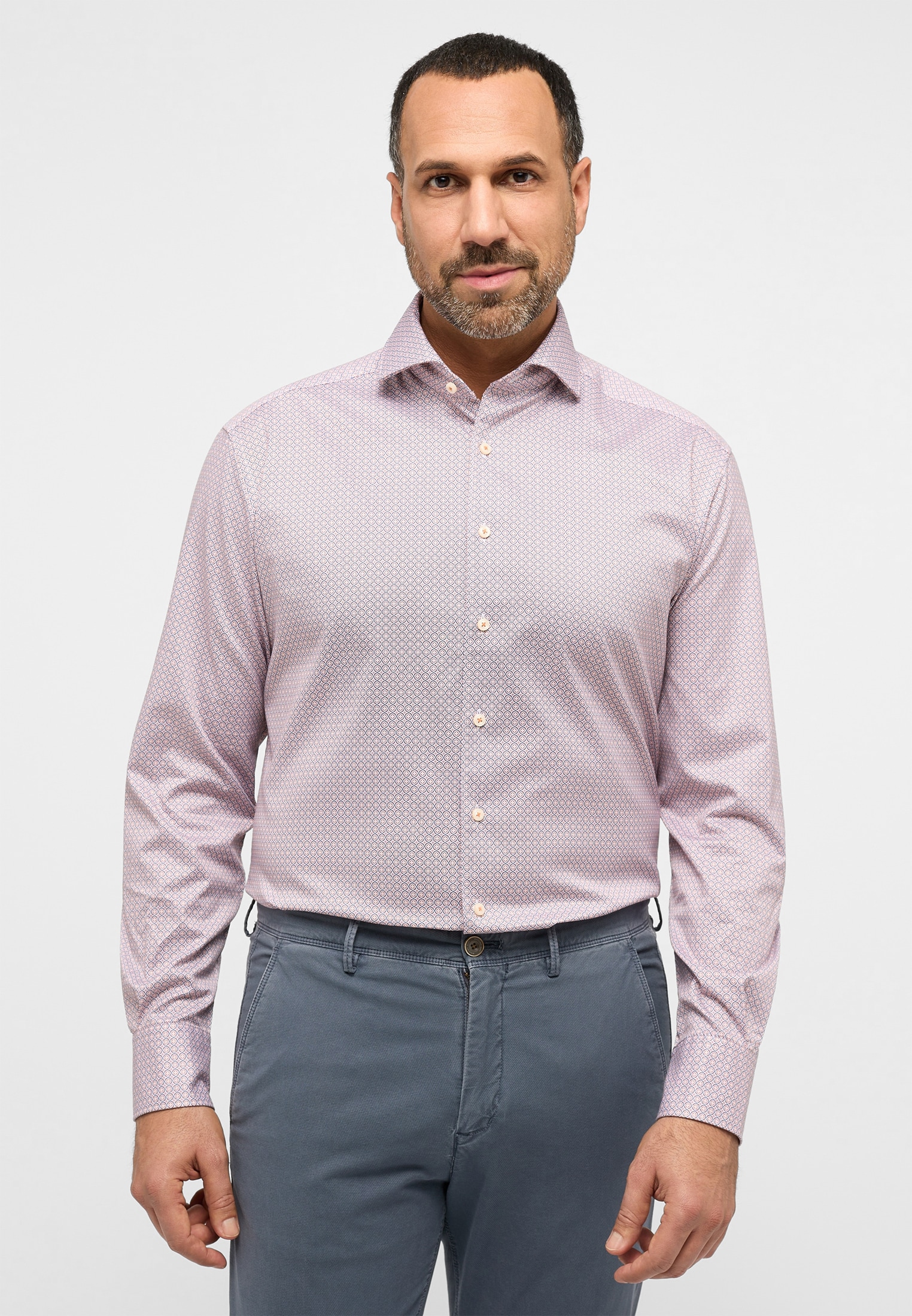 Eterna Langarmhemd "COMFORT FIT" EASY IRON (bügelleicht) günstig online kaufen